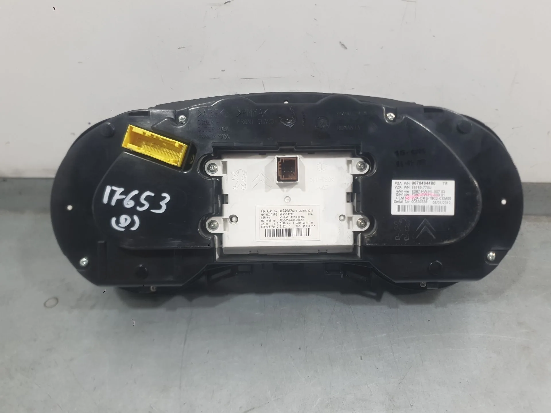 Cuadro Instrumentos para Peugeot 3008 I Monospace (0U_)