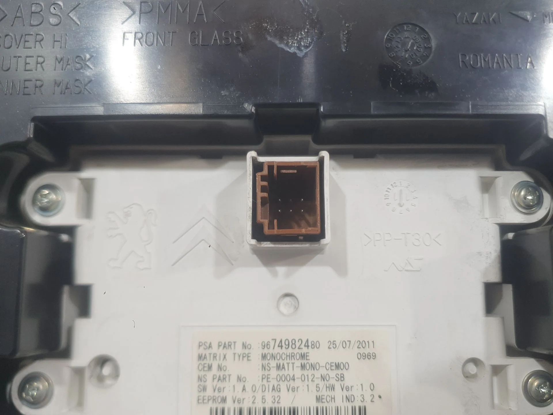 Cuadro Instrumentos para Peugeot 3008 I Monospace (0U_)