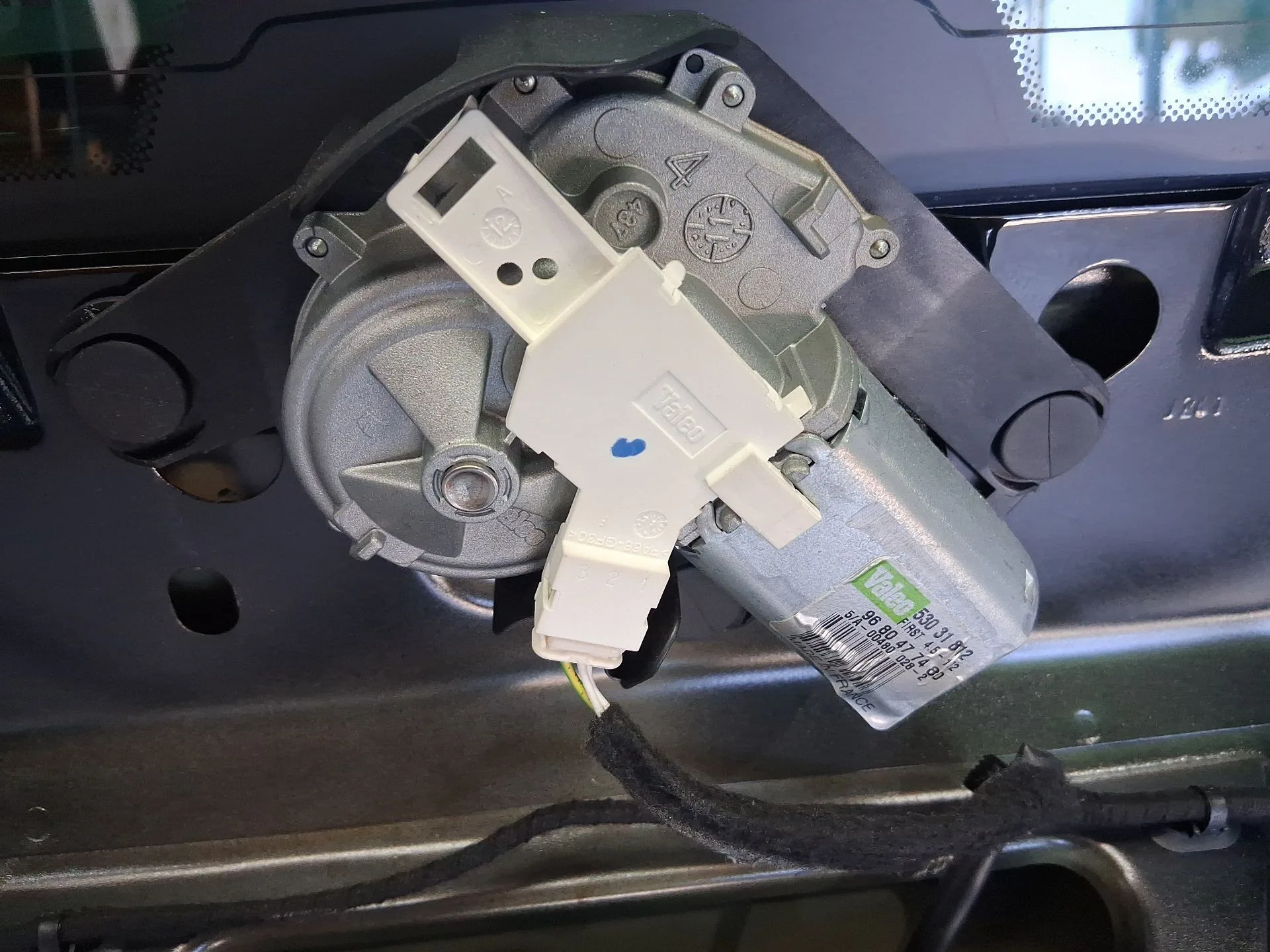 Motor Limpia Trasero para Peugeot 3008 I Monospace (0U_)