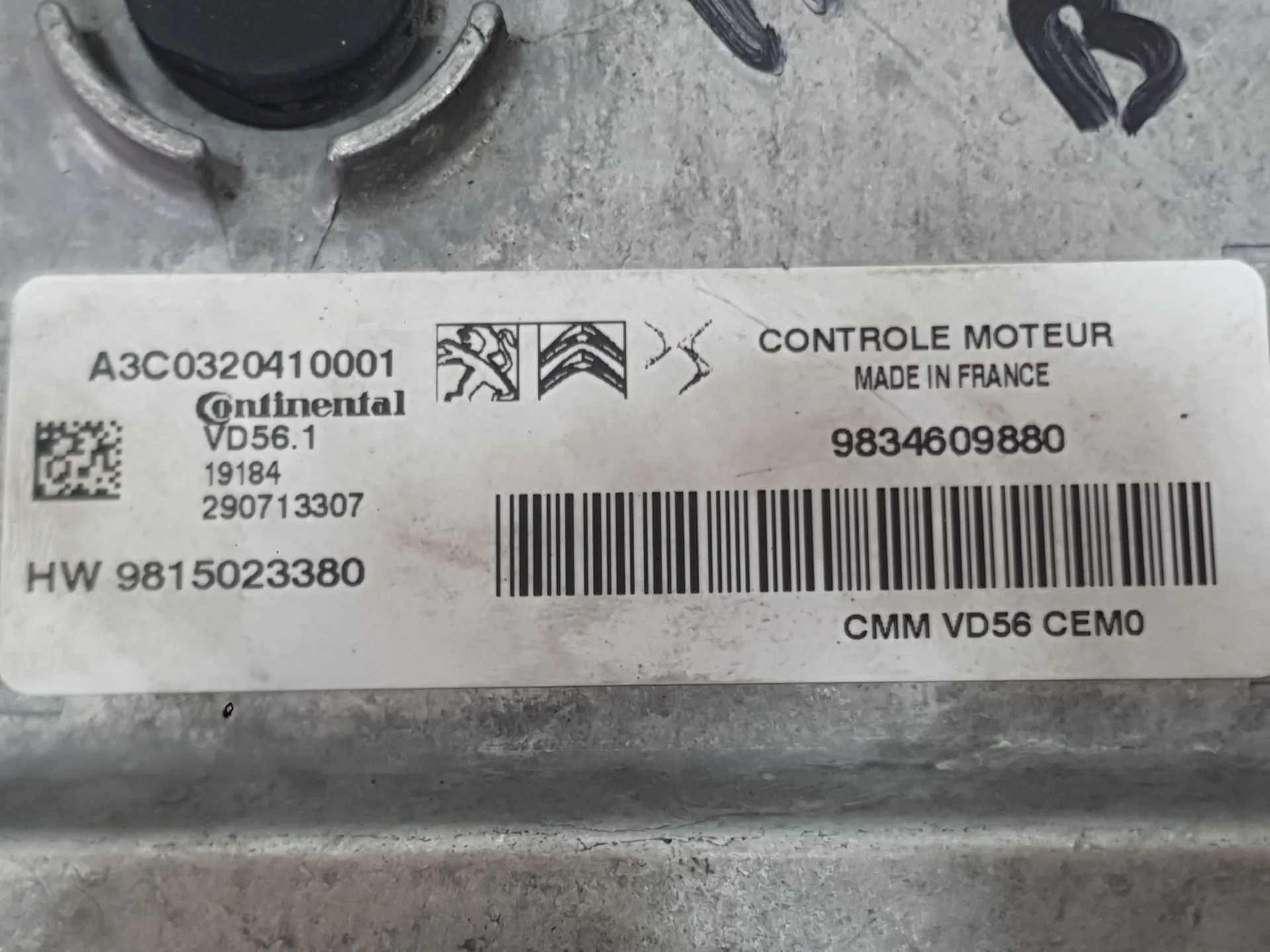 Centralita Motor Uce para Citroën Berlingo (Er_, Ec_)