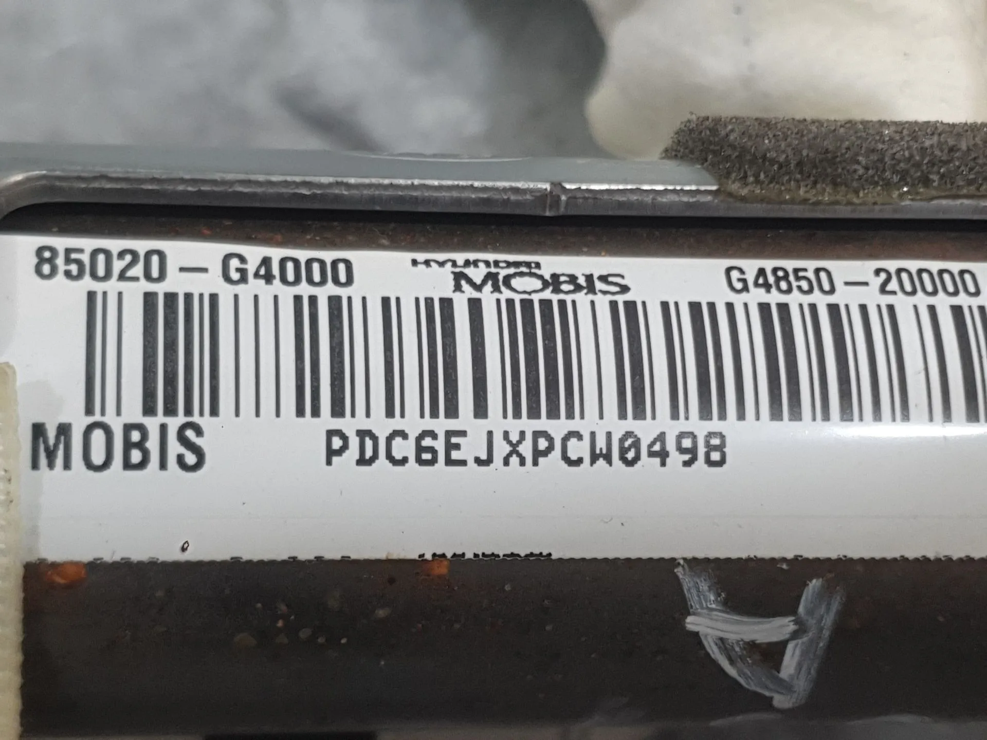 Airbag Cortina Delantero Derecho para Hyundai I30 (Pde, Pd, Pden)