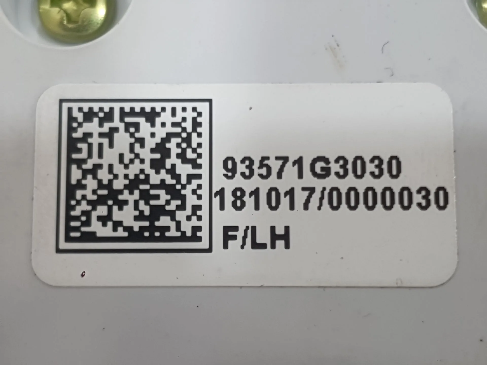 Mando Elevalunas Delantero Izquierdo para Hyundai I30 (Pde, Pd, Pden)
