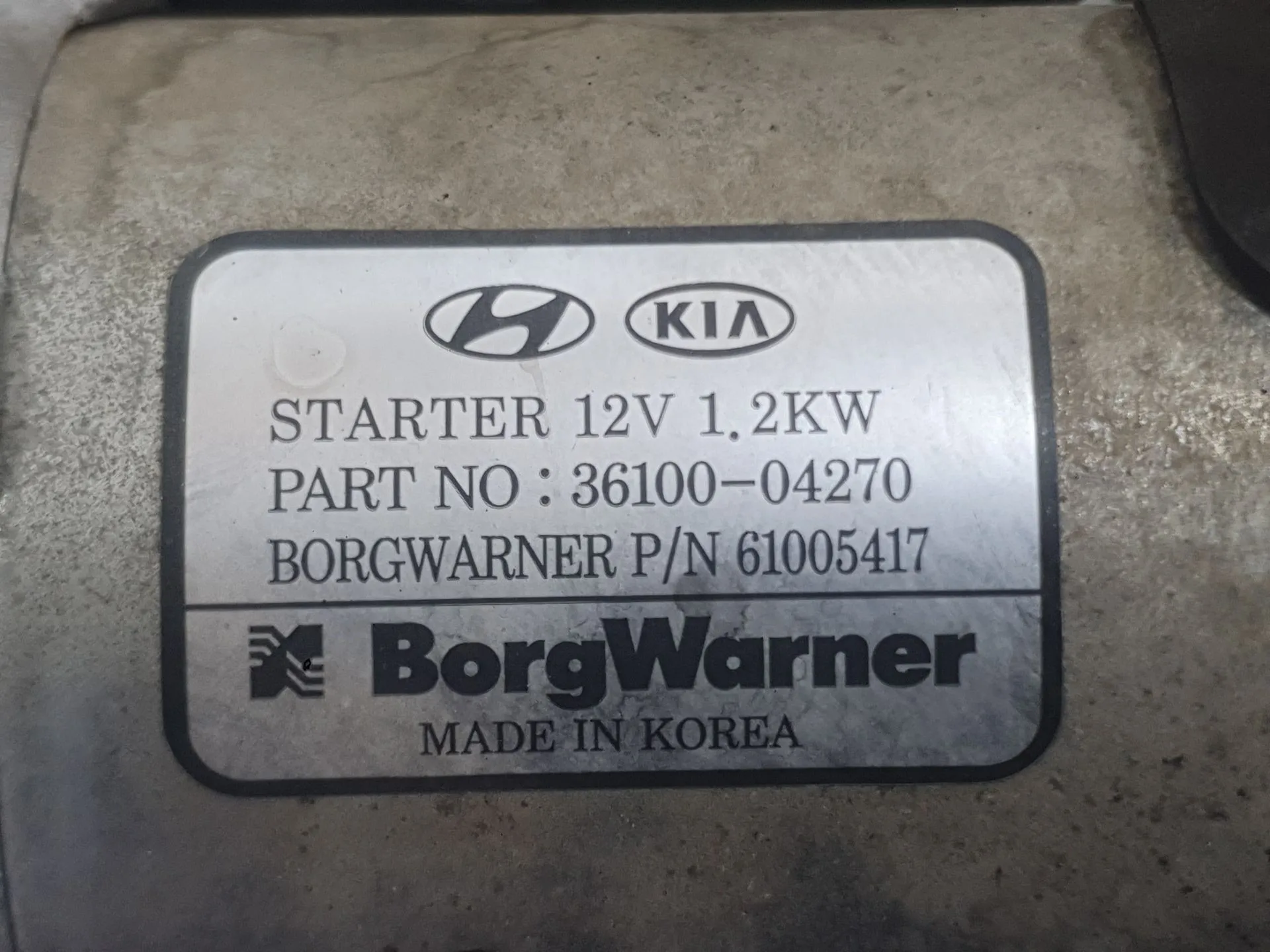 Motor Arranque para Hyundai I30 (Pde, Pd, Pden)
