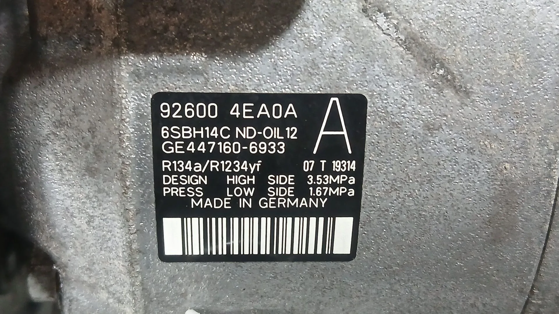 Compresor Aire Acondicionado para Nissan Qashqai Ii (J11, J11_)