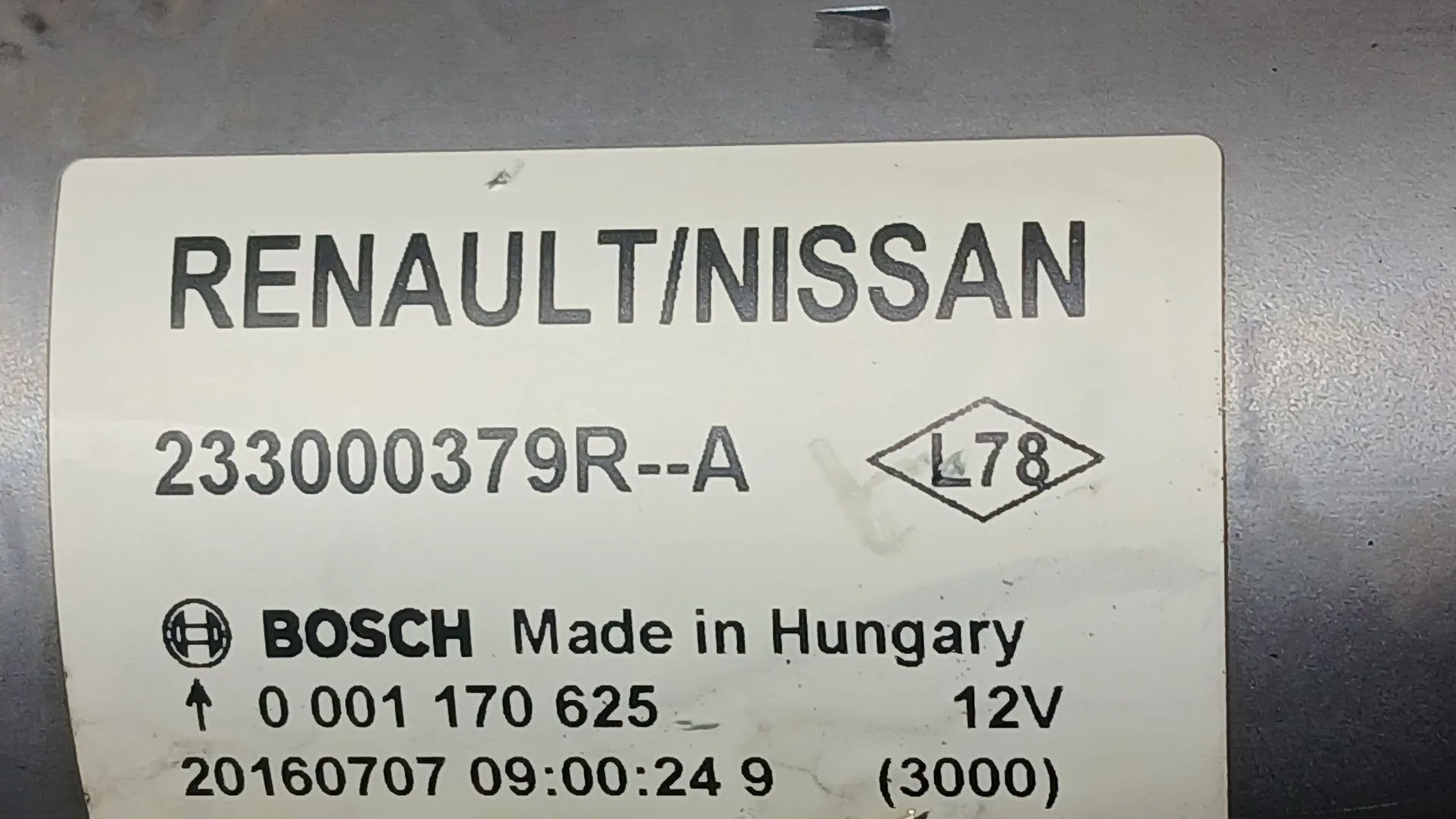 Motor Arranque para Nissan Qashqai Ii (J11, J11_)