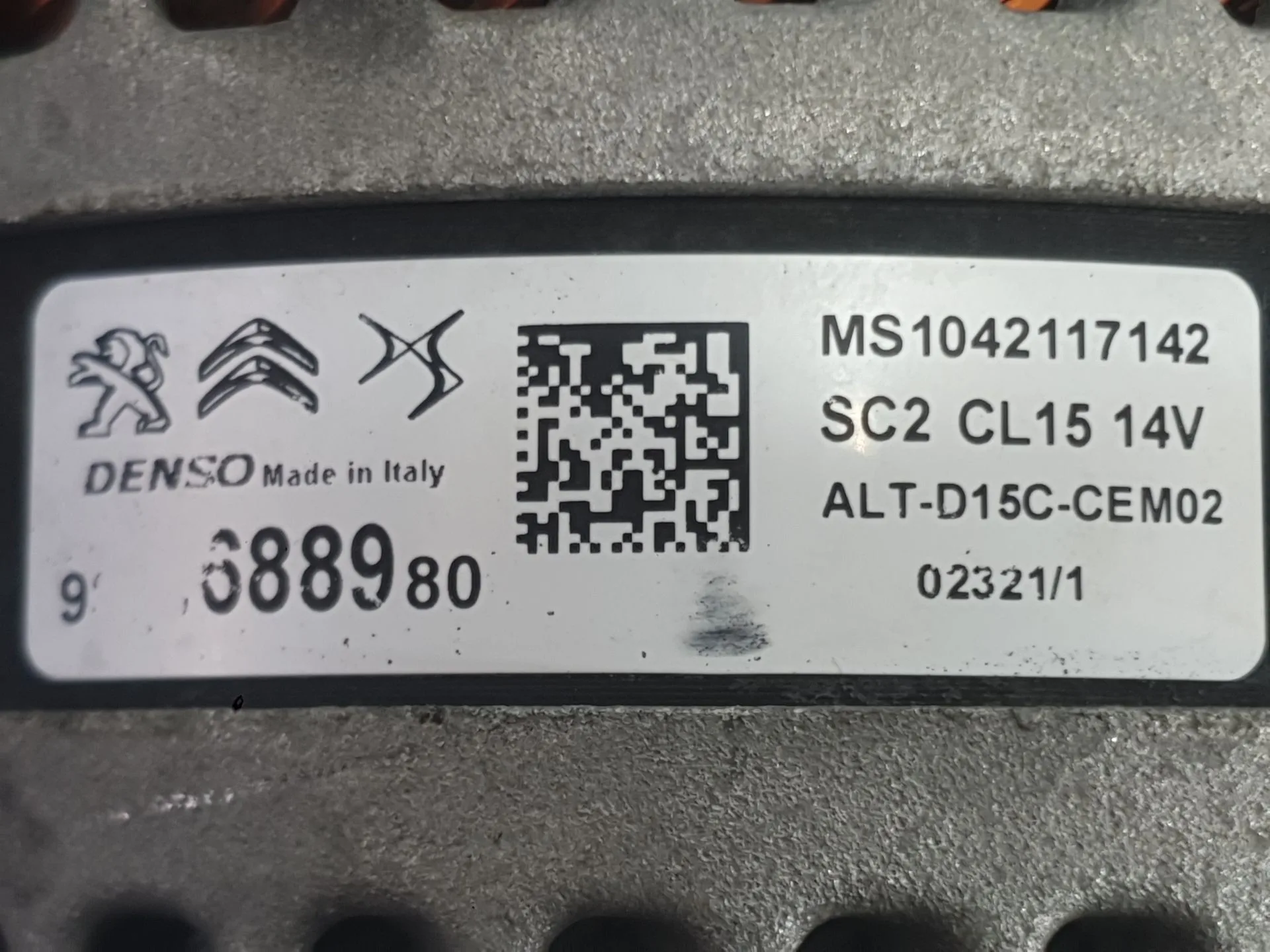 Alternador para Citroën C4 Iii (Ba_, Bb_, Bc_)