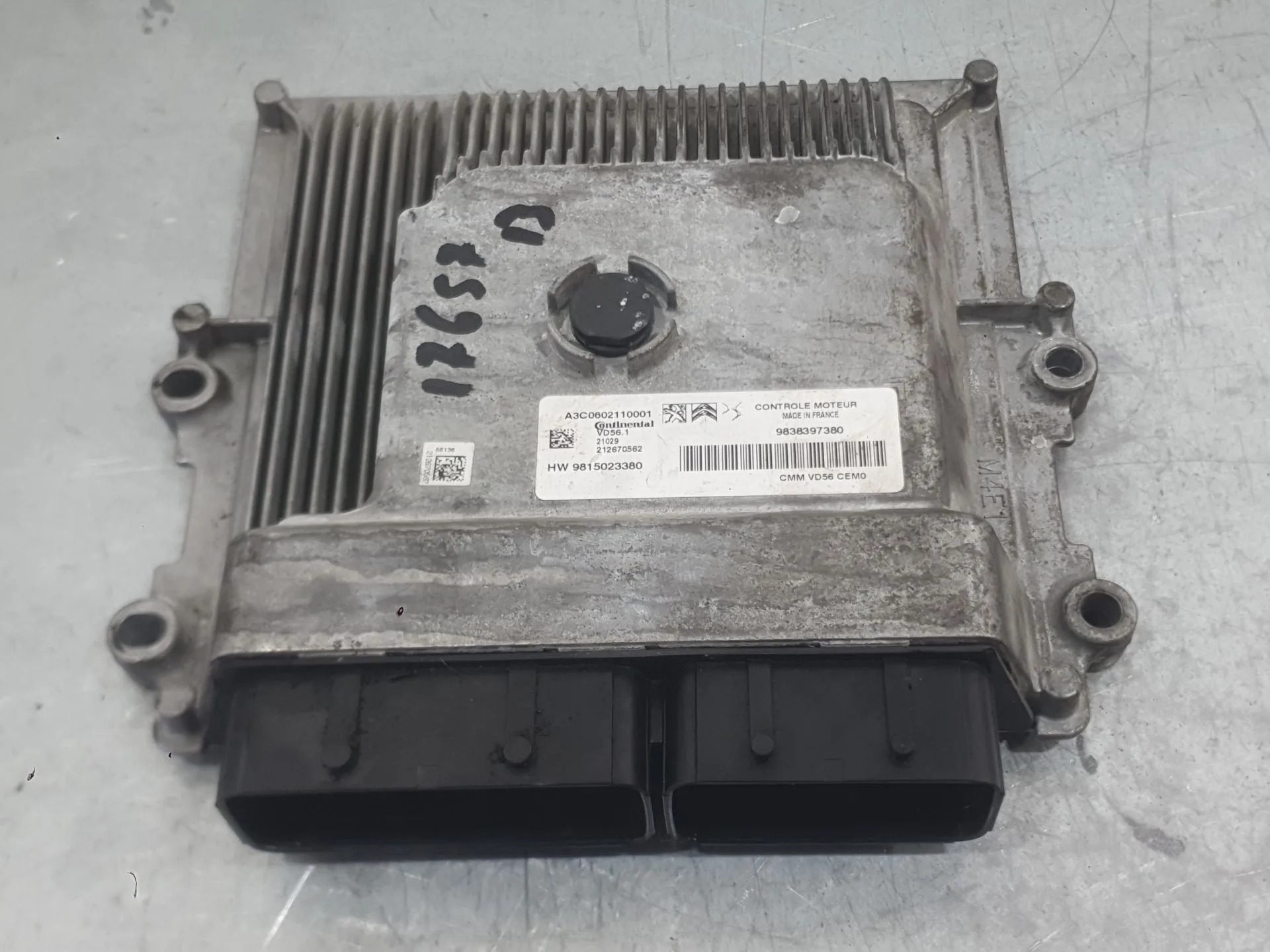 Centralita Motor Uce para Citroën C4 Iii (Ba_, Bb_, Bc_)
