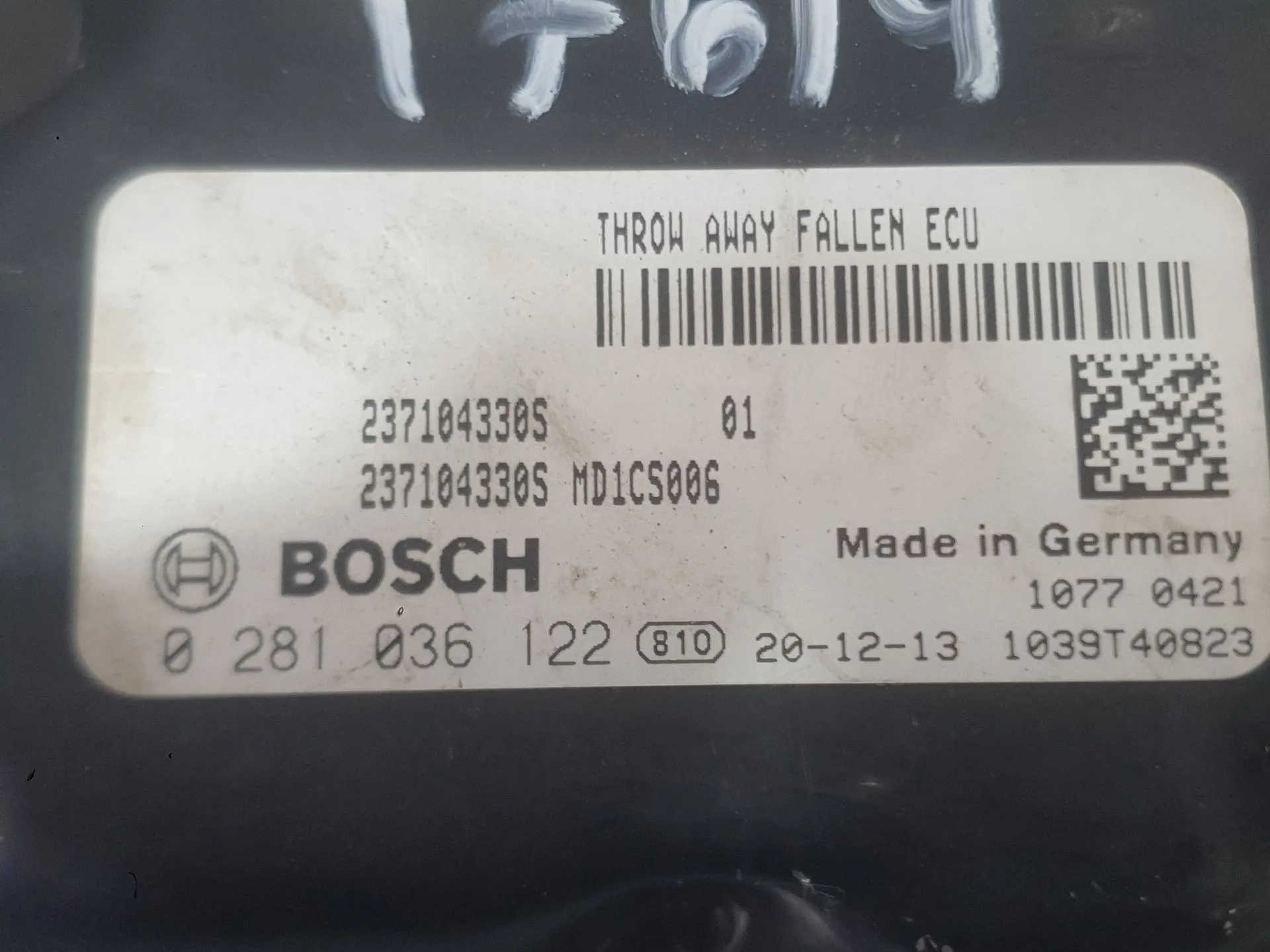 Centralita Motor Uce para Fiat Talento Furgoneta (296_)