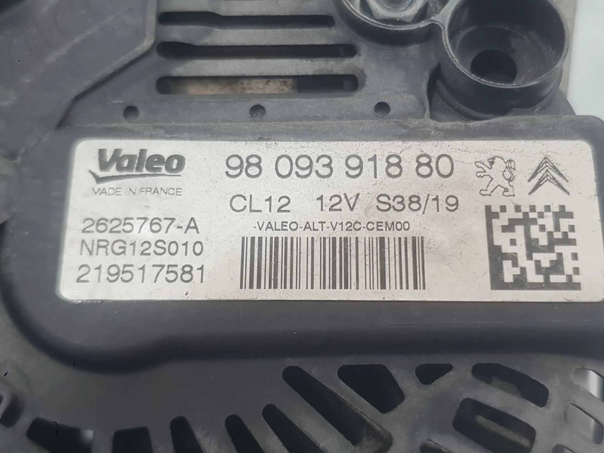 Alternador para Citroën C-Elysee (Dd_)