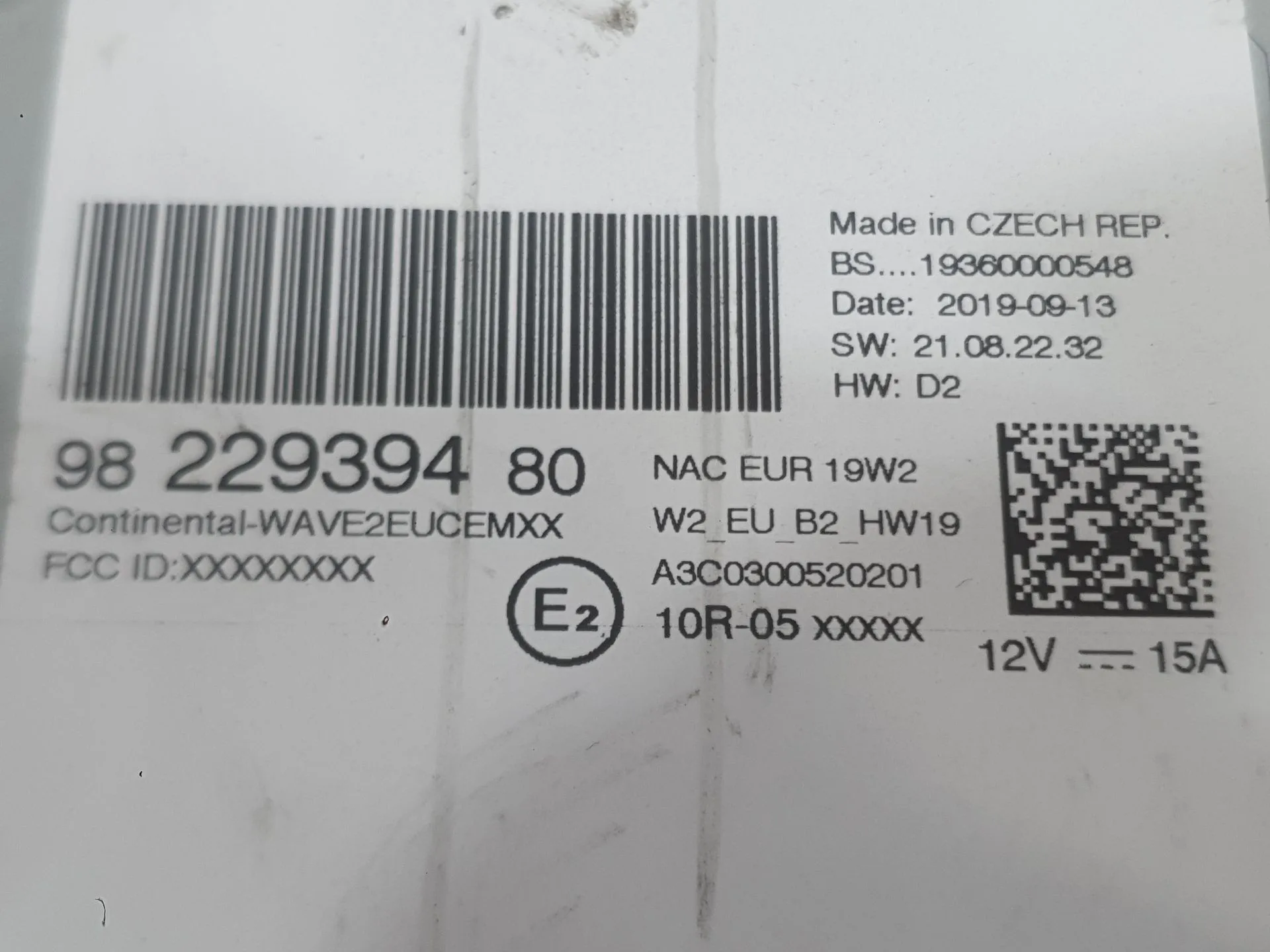 Sistema Audio / Radio para Citroën C-Elysee (Dd_)