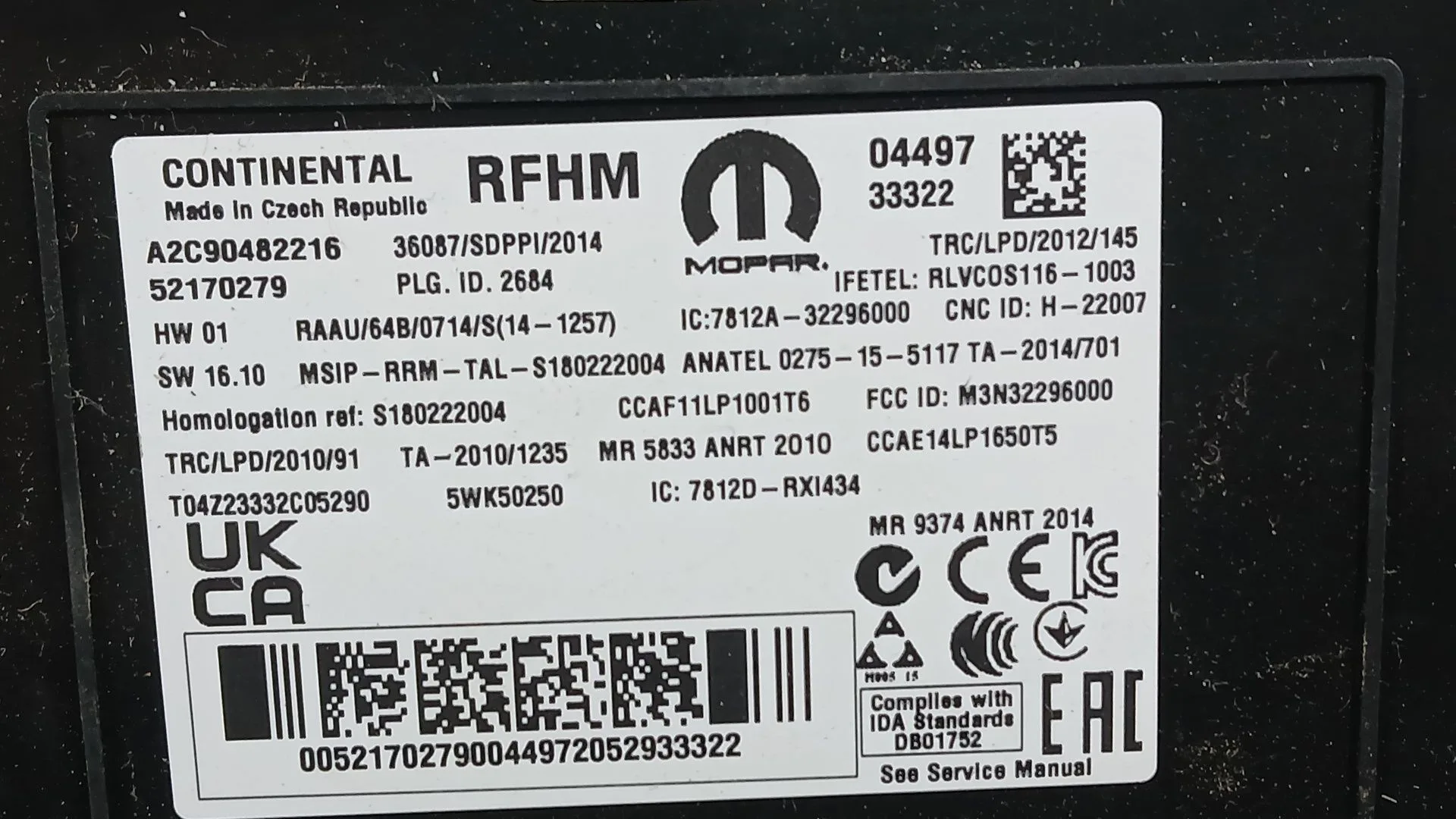 Modulo Electronico para Jeep Renegade Suv (Bu, B1, Bv)