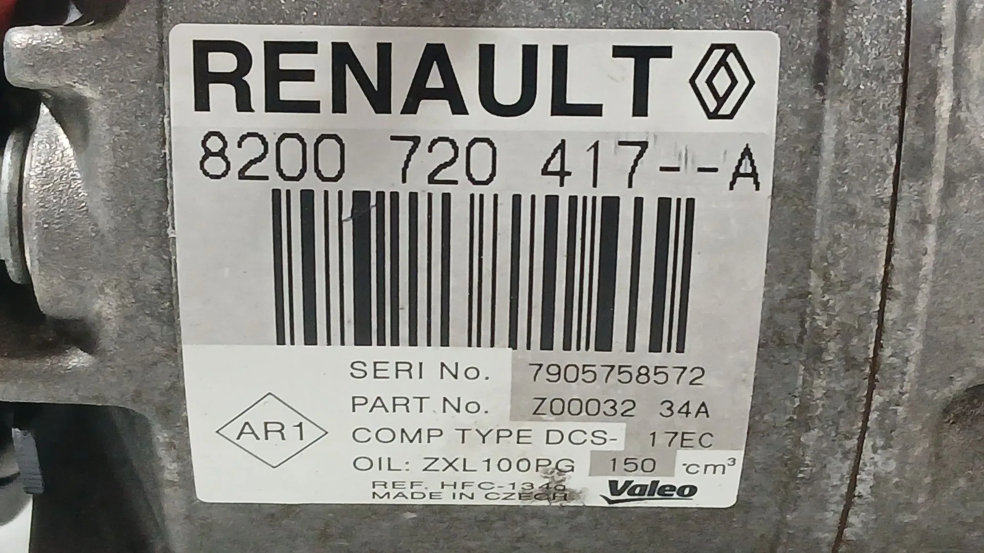 Compresor Aire Acondicionado para Renault Laguna Iii (Bt0/1)