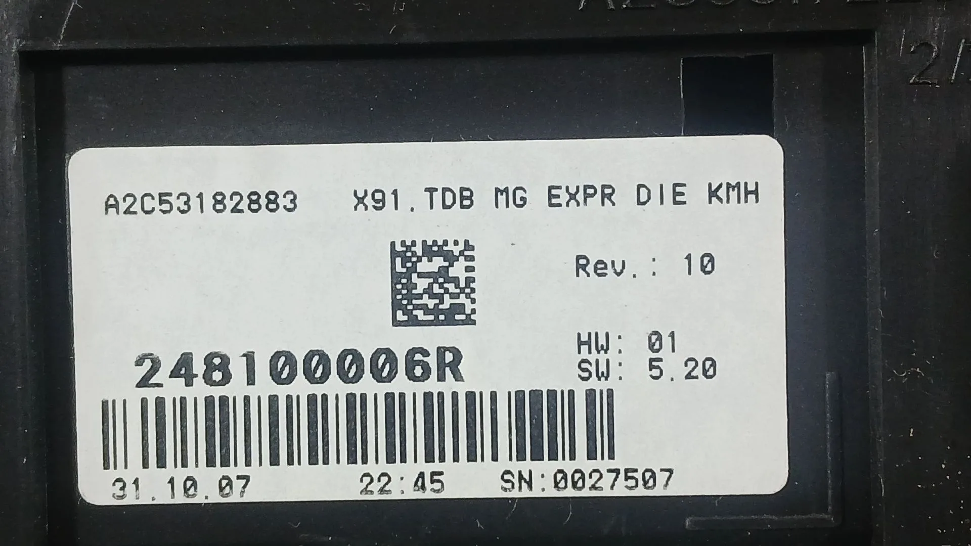 Cuadro Instrumentos para Renault Laguna Iii (Bt0/1)