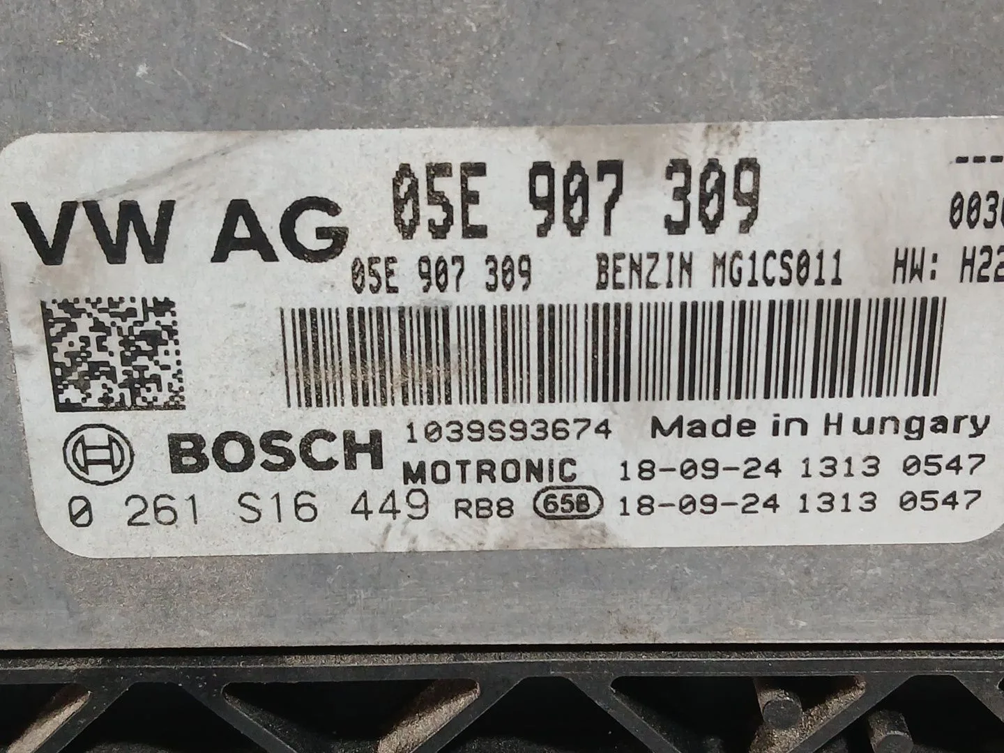 Centralita Motor Uce para Volkswagen Tiguan (Ad1, Ax1)