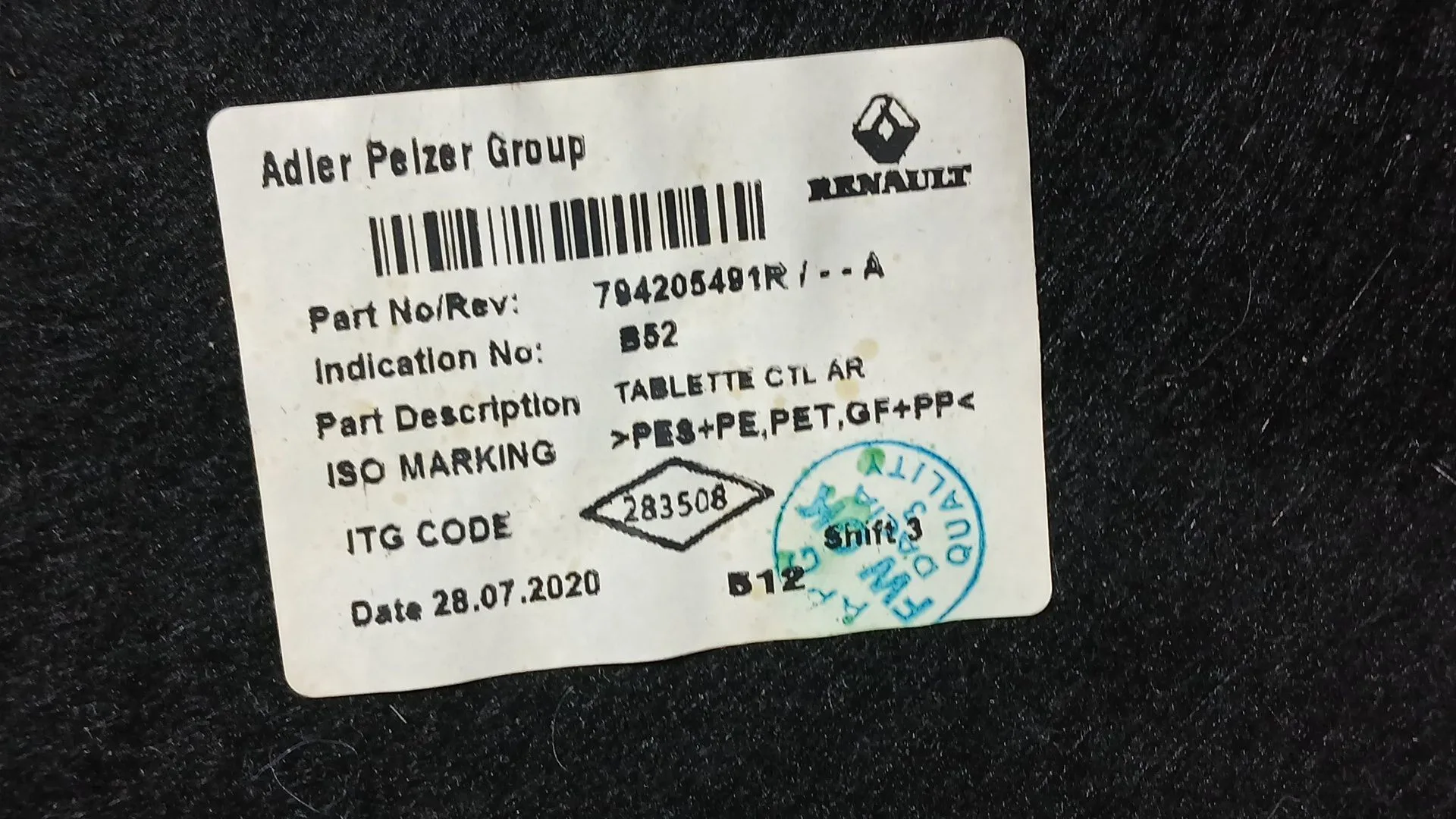Bandeja Trasera para Dacia Sandero Ii (B8_)