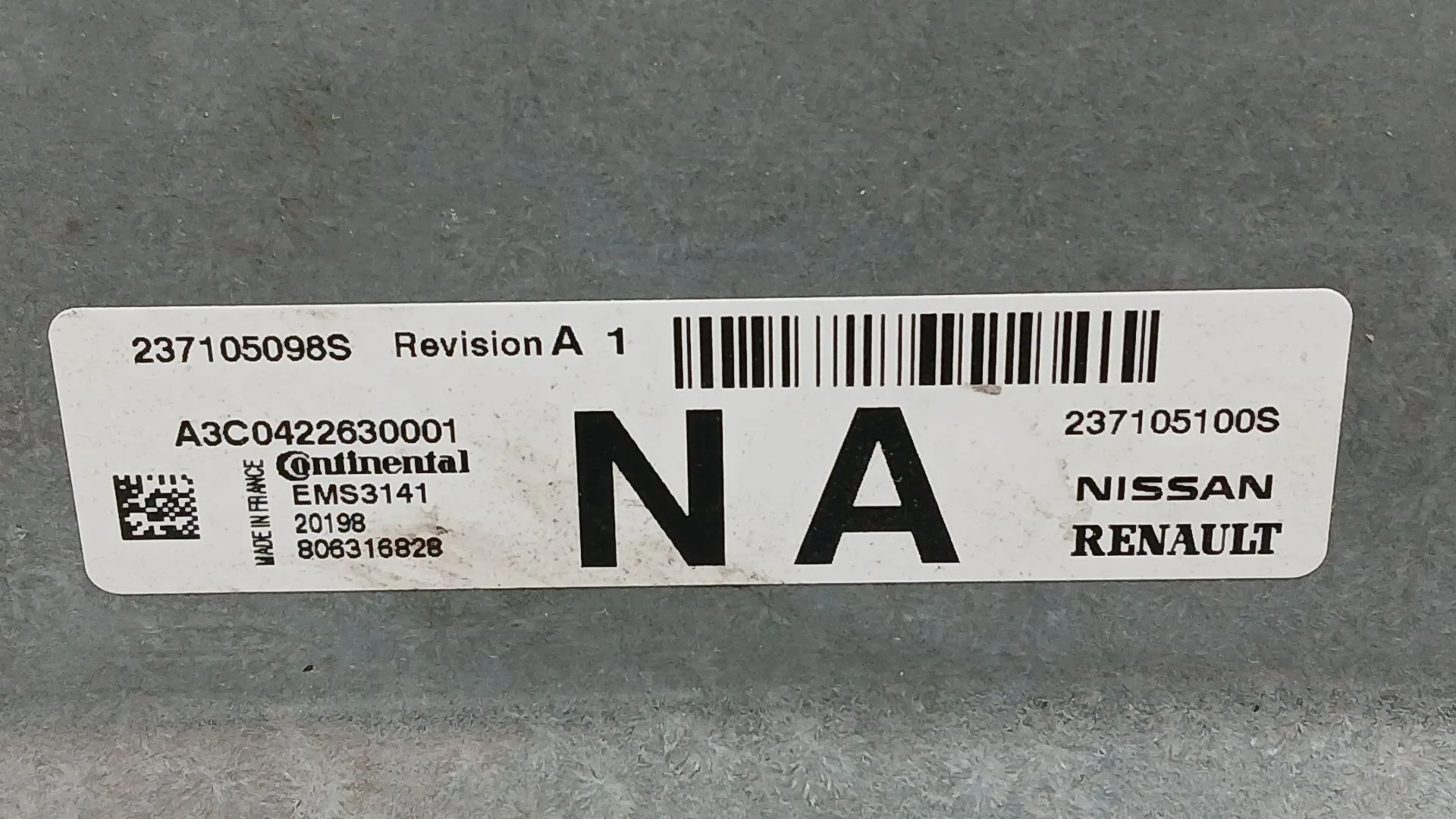Centralita Motor Uce para Dacia Sandero Ii (B8_)