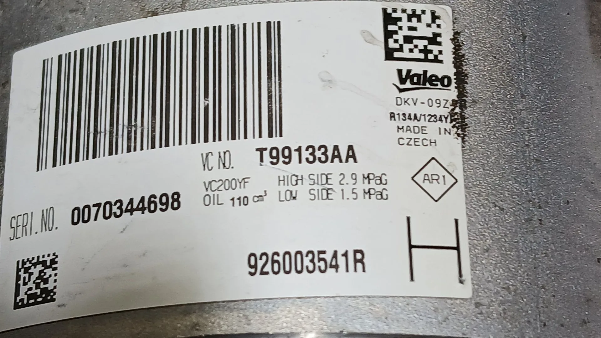 Compresor Aire Acondicionado para Dacia Sandero Ii (B8_)