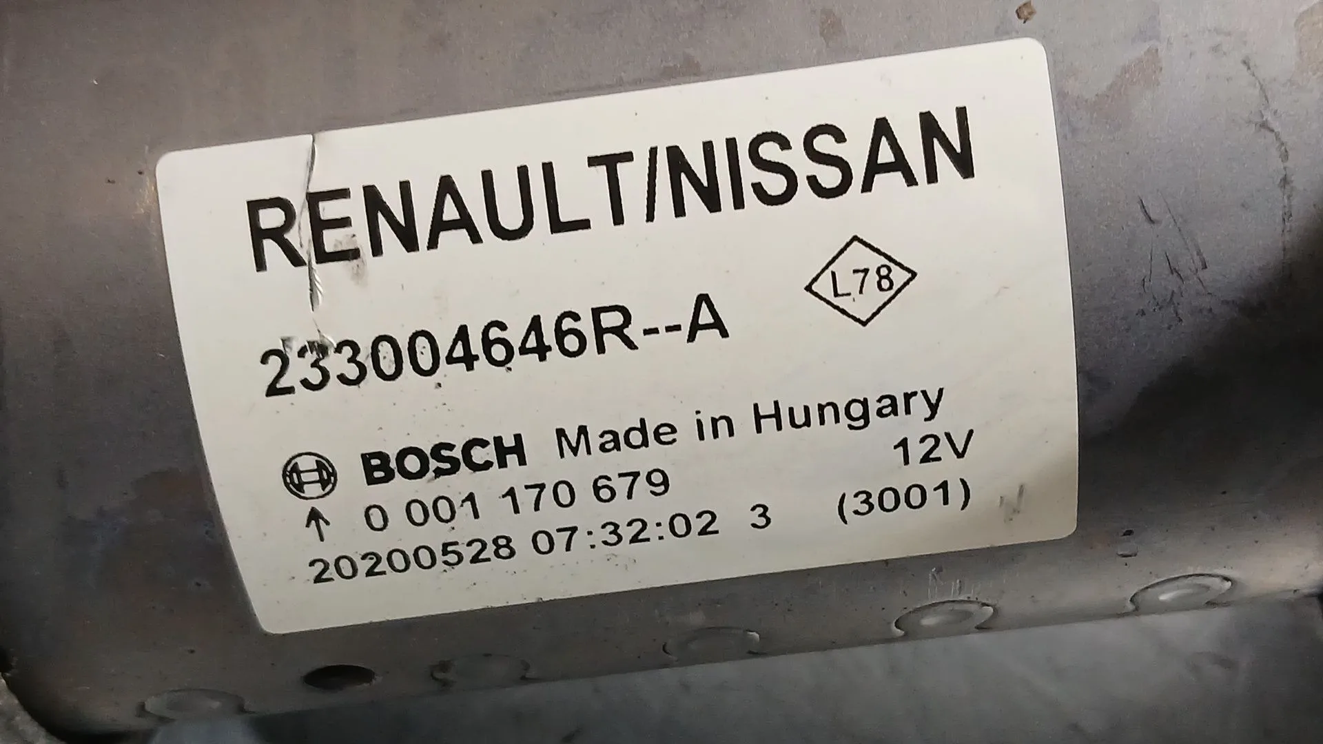 Motor Arranque para Dacia Sandero Ii (B8_)