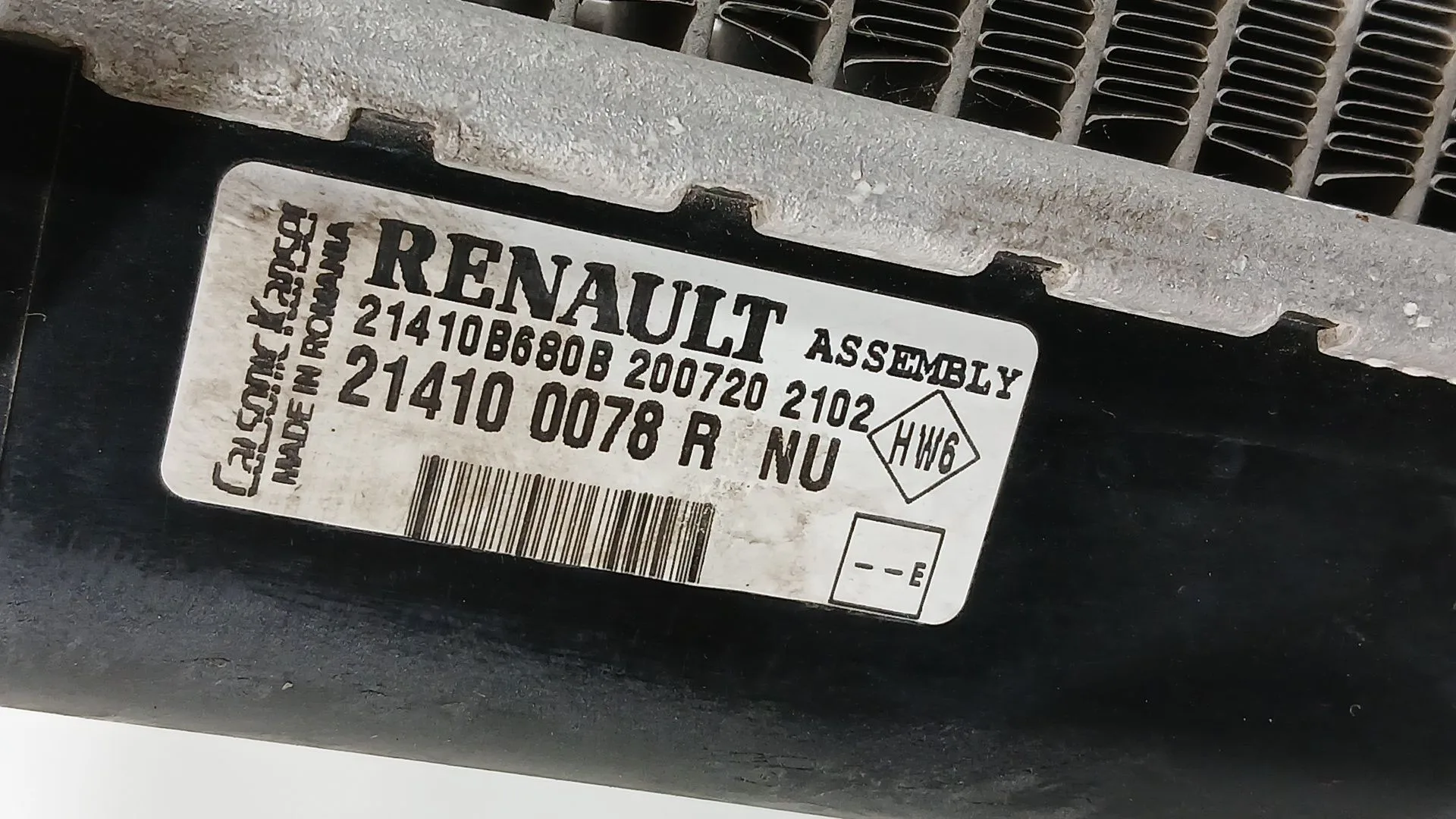 Radiador Agua para Dacia Sandero Ii (B8_)