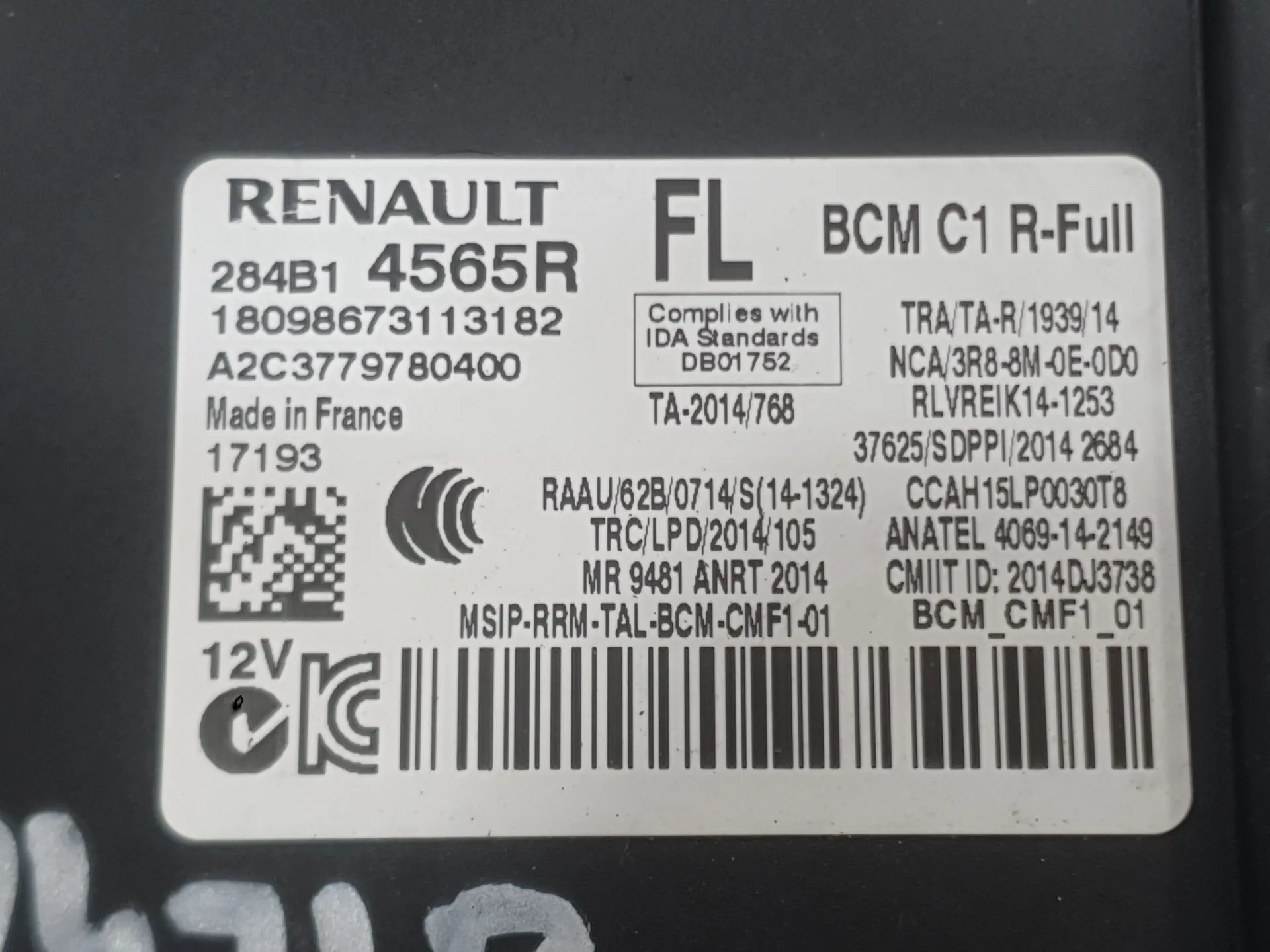 Modulo Electronico para Renault Megane Iv Hatchback (B9A/M/N_)