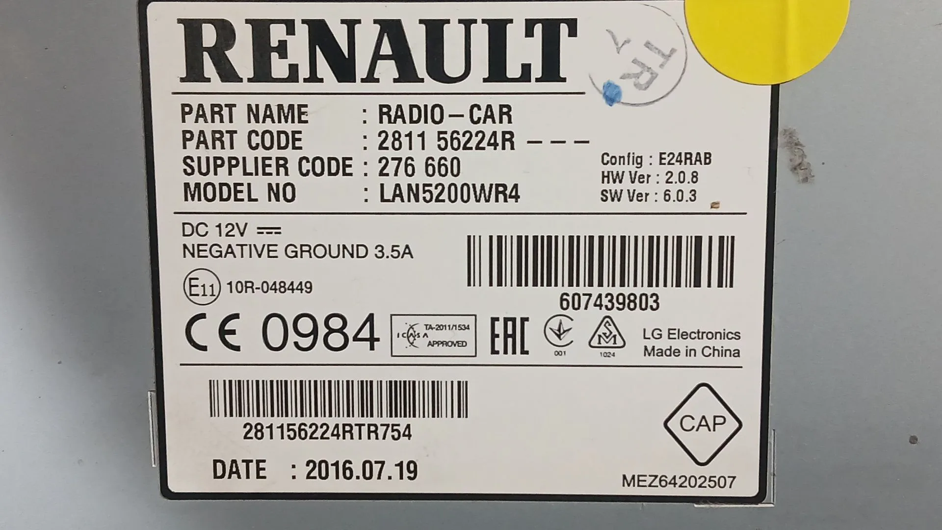 Sistema Navegacion Gps para Dacia Duster (Hs_)