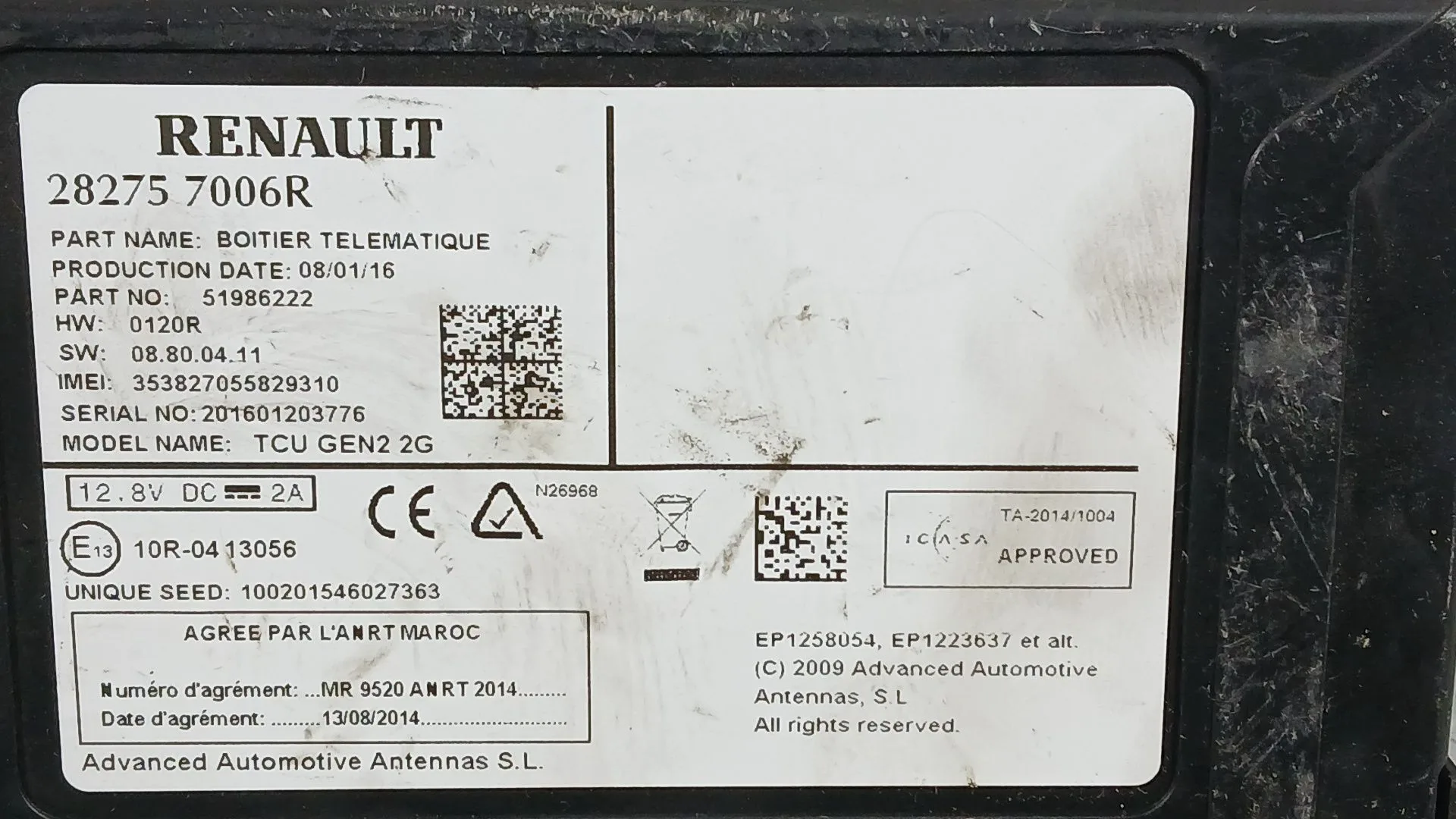 Modulo Electronico para Renault Captur I (J5_, H5_)