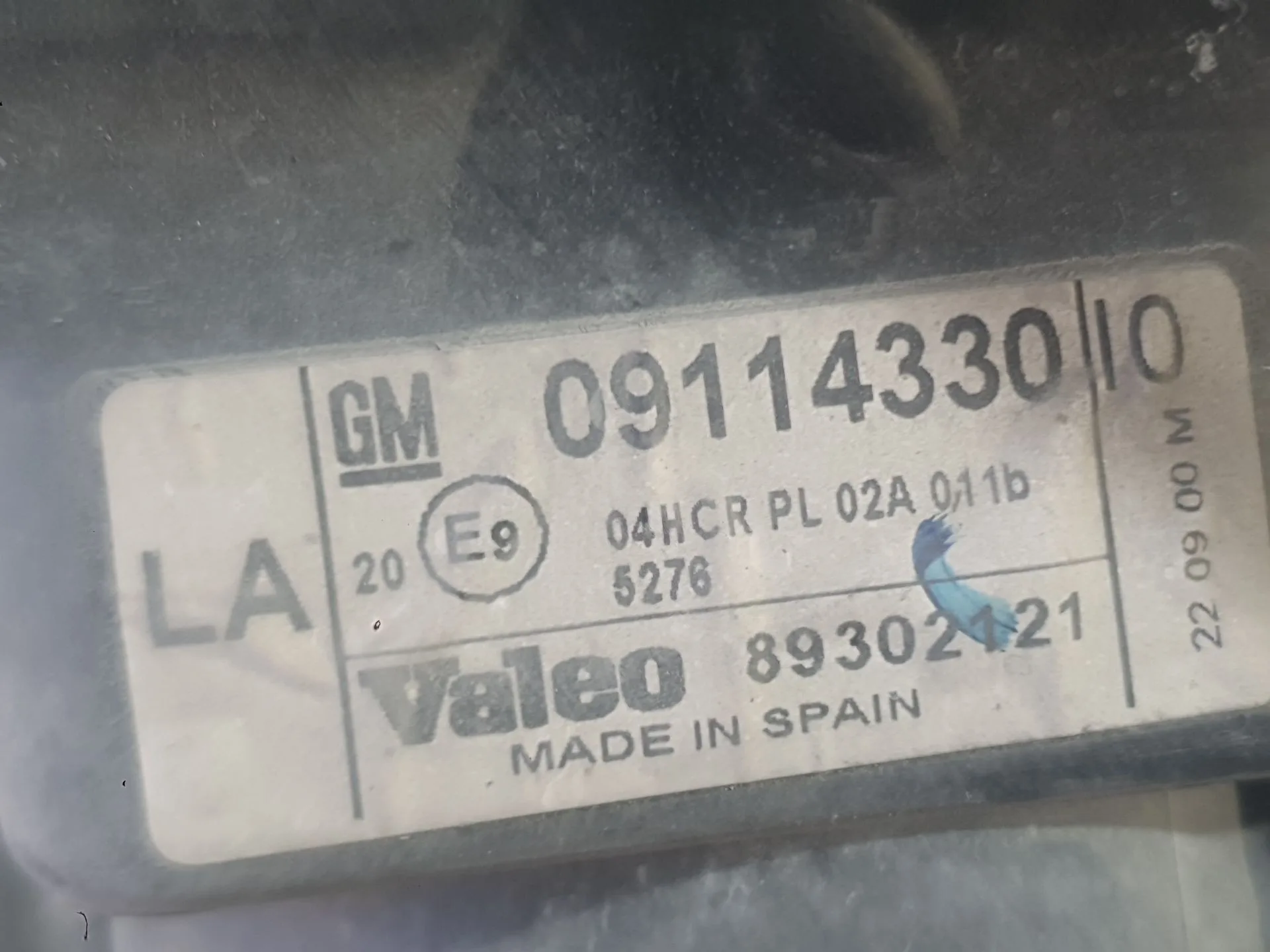 Faro Derecho para Opel Corsa C (X01)