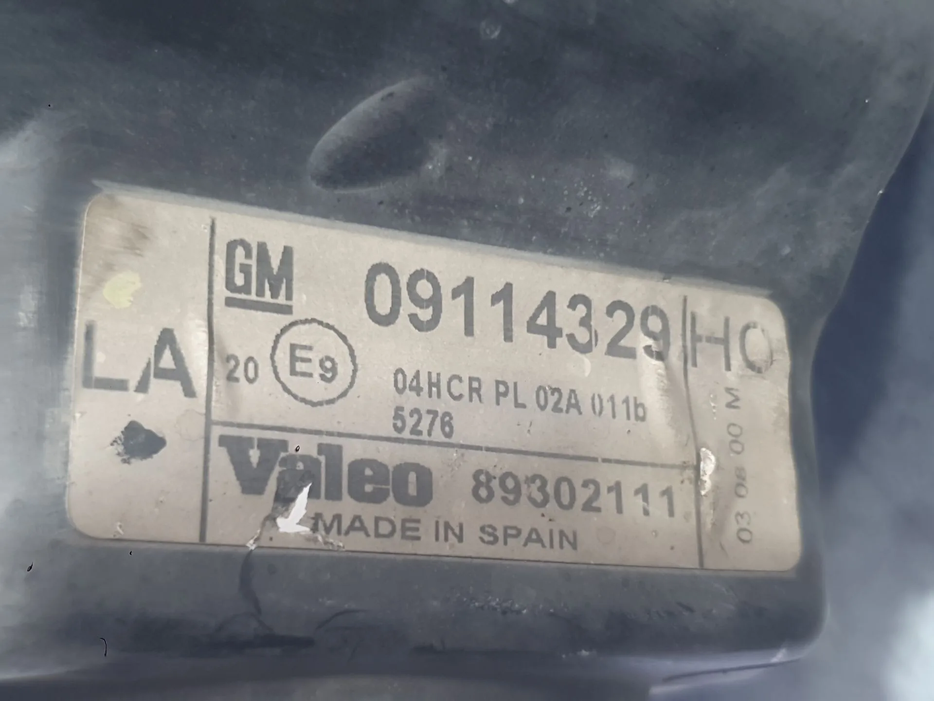 Faro Izquierdo para Opel Corsa C (X01)