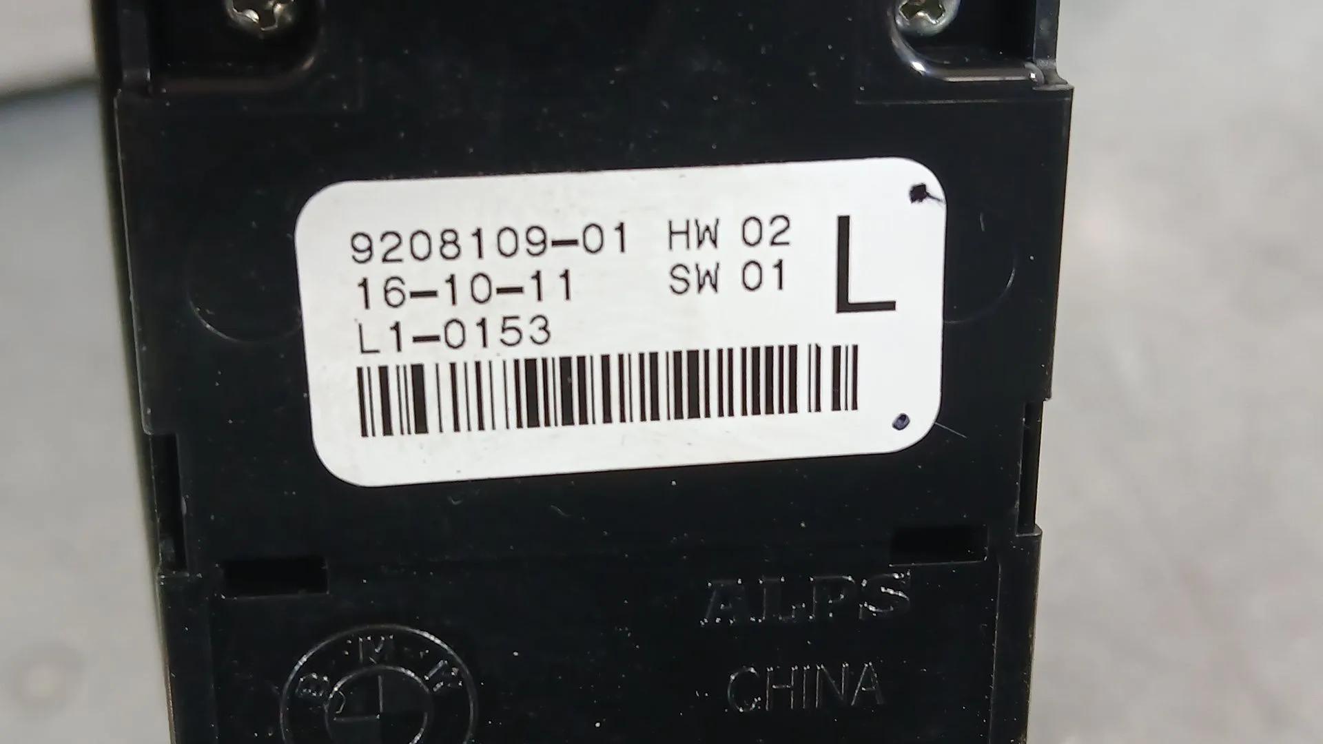 Mando Elevalunas Delantero Izquierdo para Bmw 1 (F20)