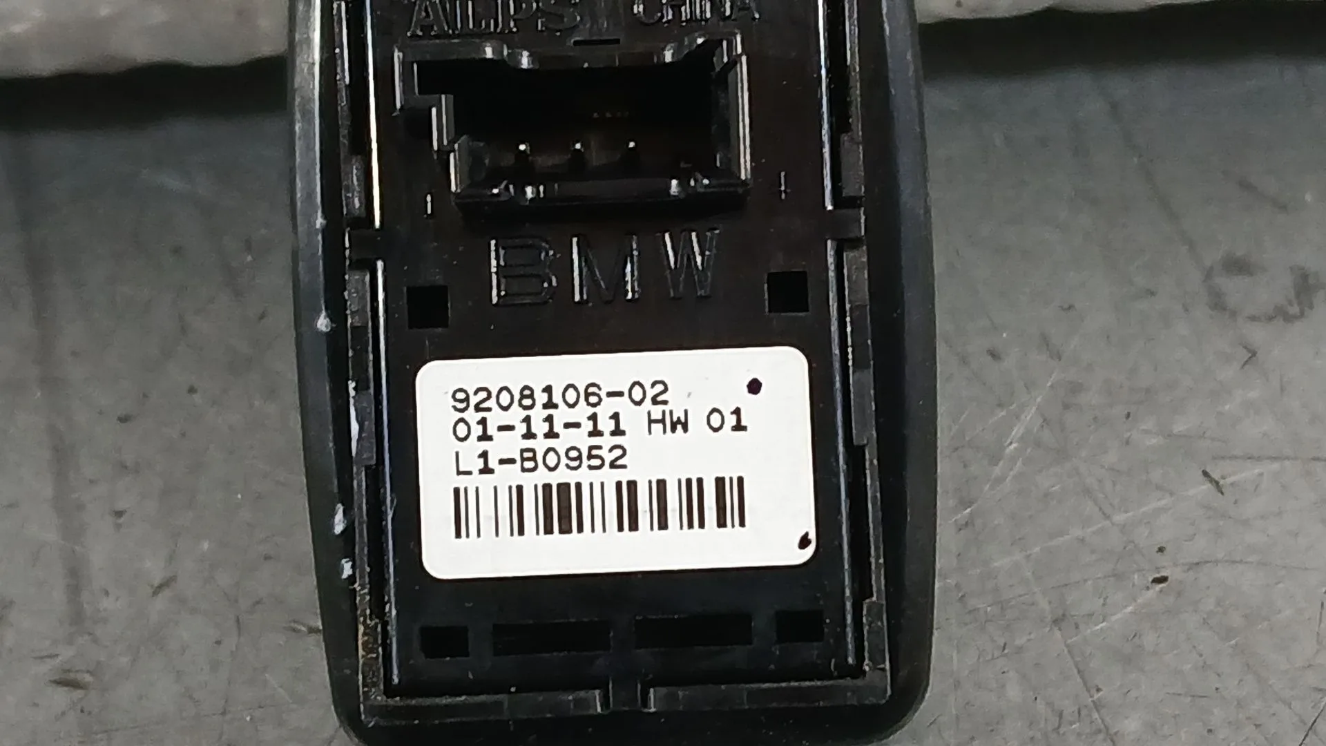 Mando Elevalunas Trasero Izquierdo para Bmw 1 (F20)