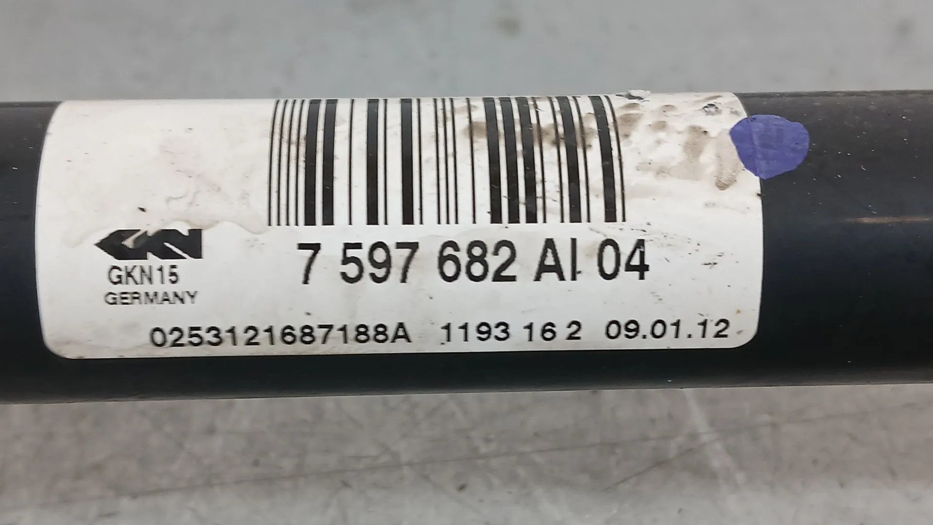 Transmision Trasera Derecha para Bmw 1 (F20)