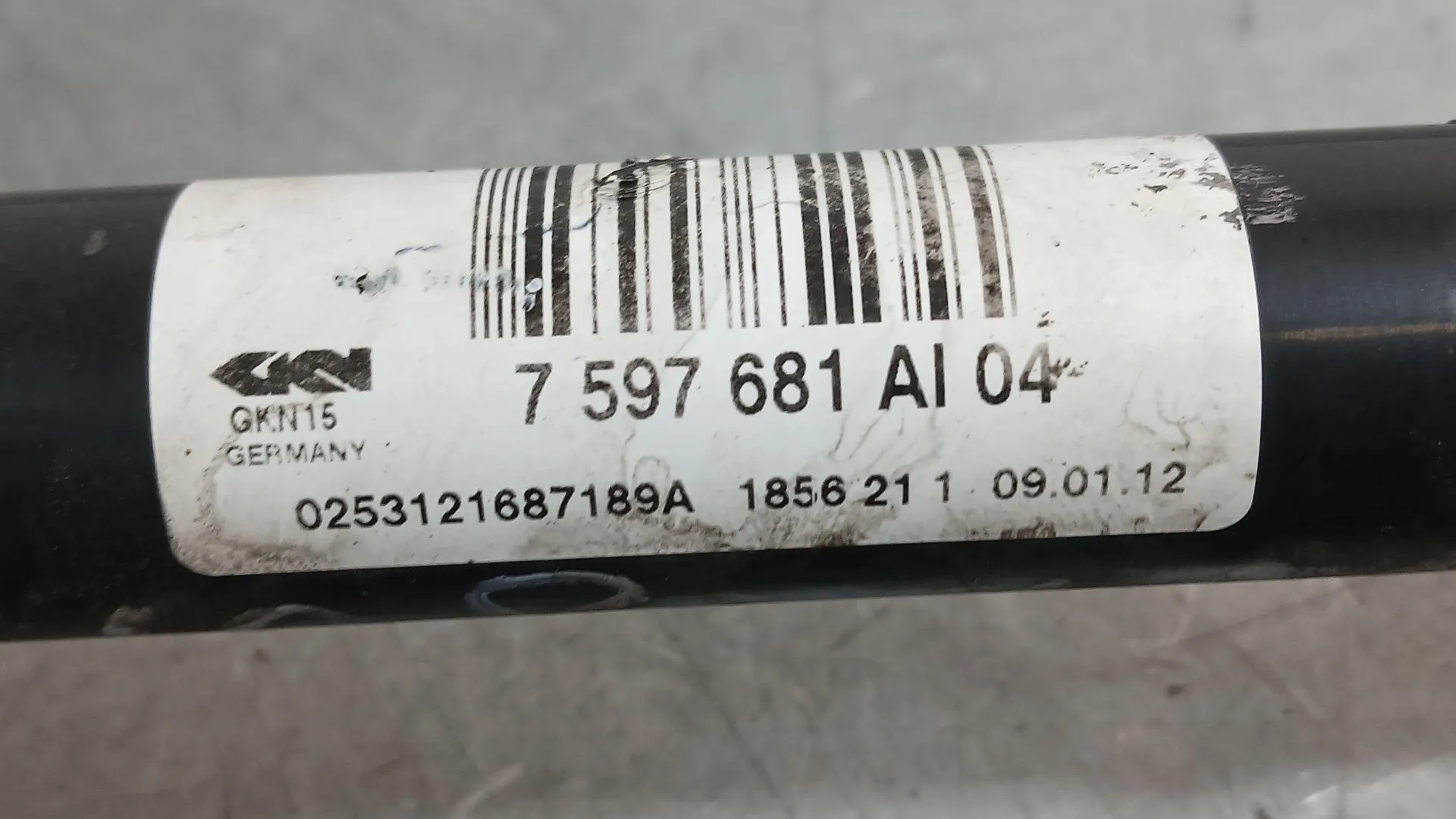 Transmision Trasera Izquierda para Bmw 1 (F20)