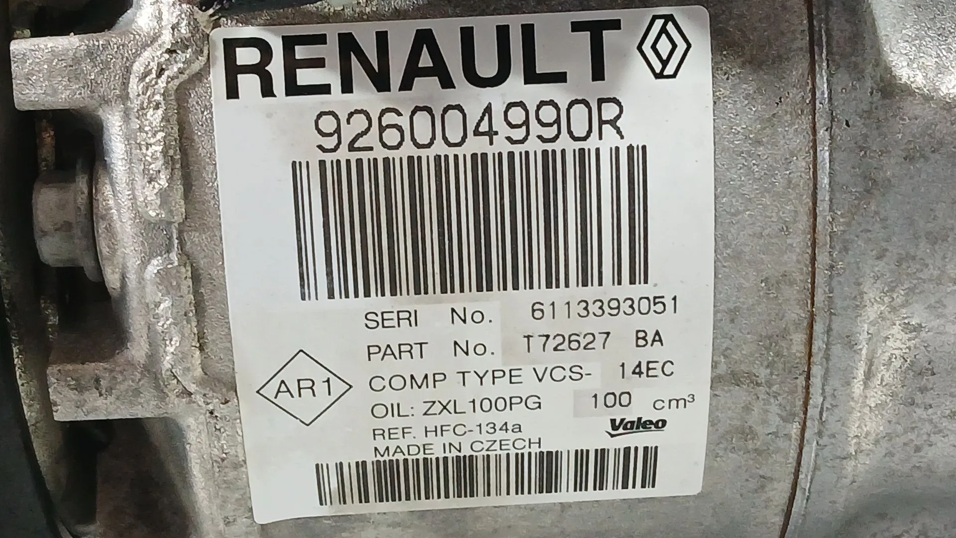 Compresor Aire Acondicionado para Renault Clio Iv (Bh_)