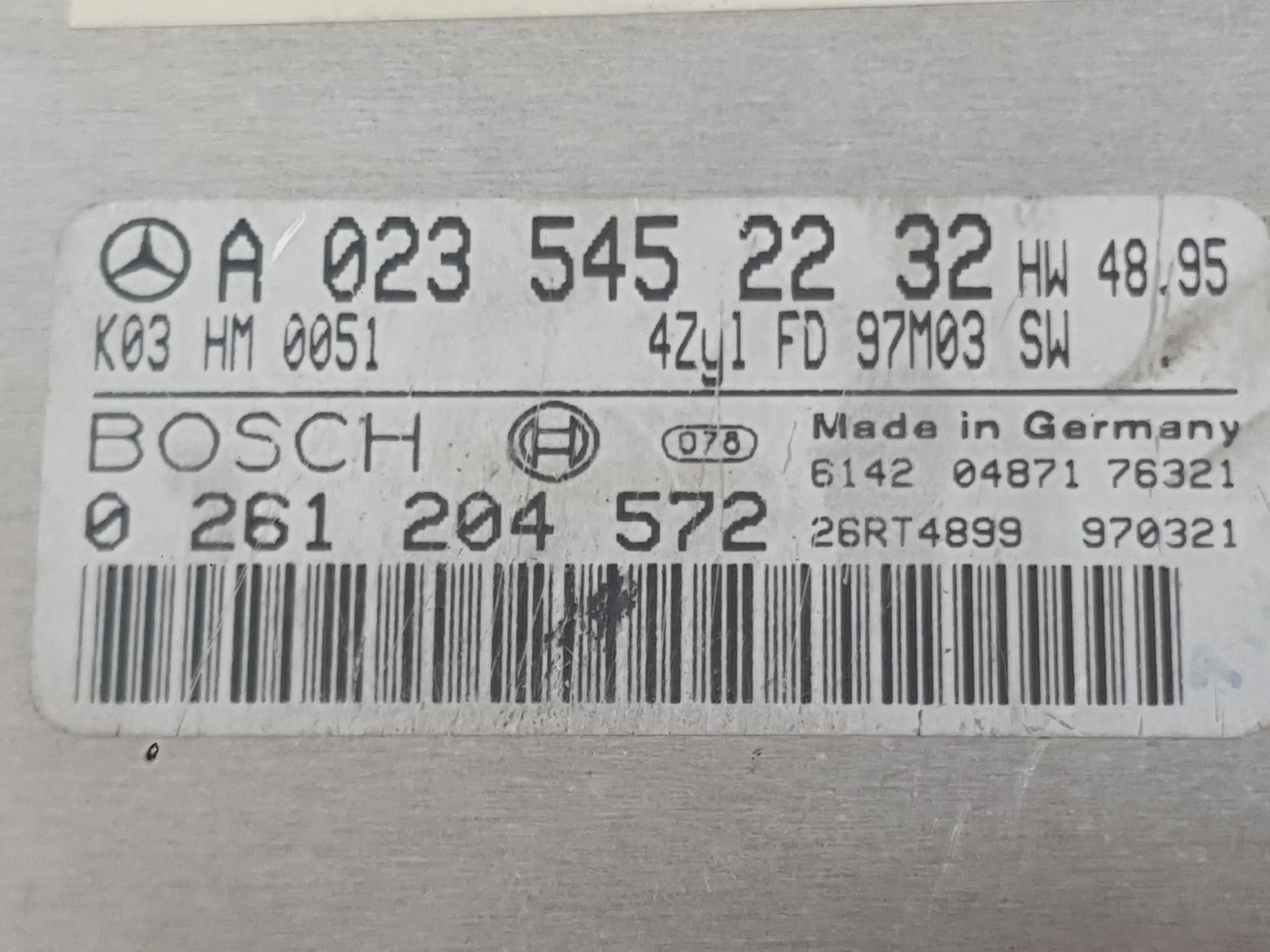 Centralita Motor Uce para Mercedes-Benz Slk (R170)
