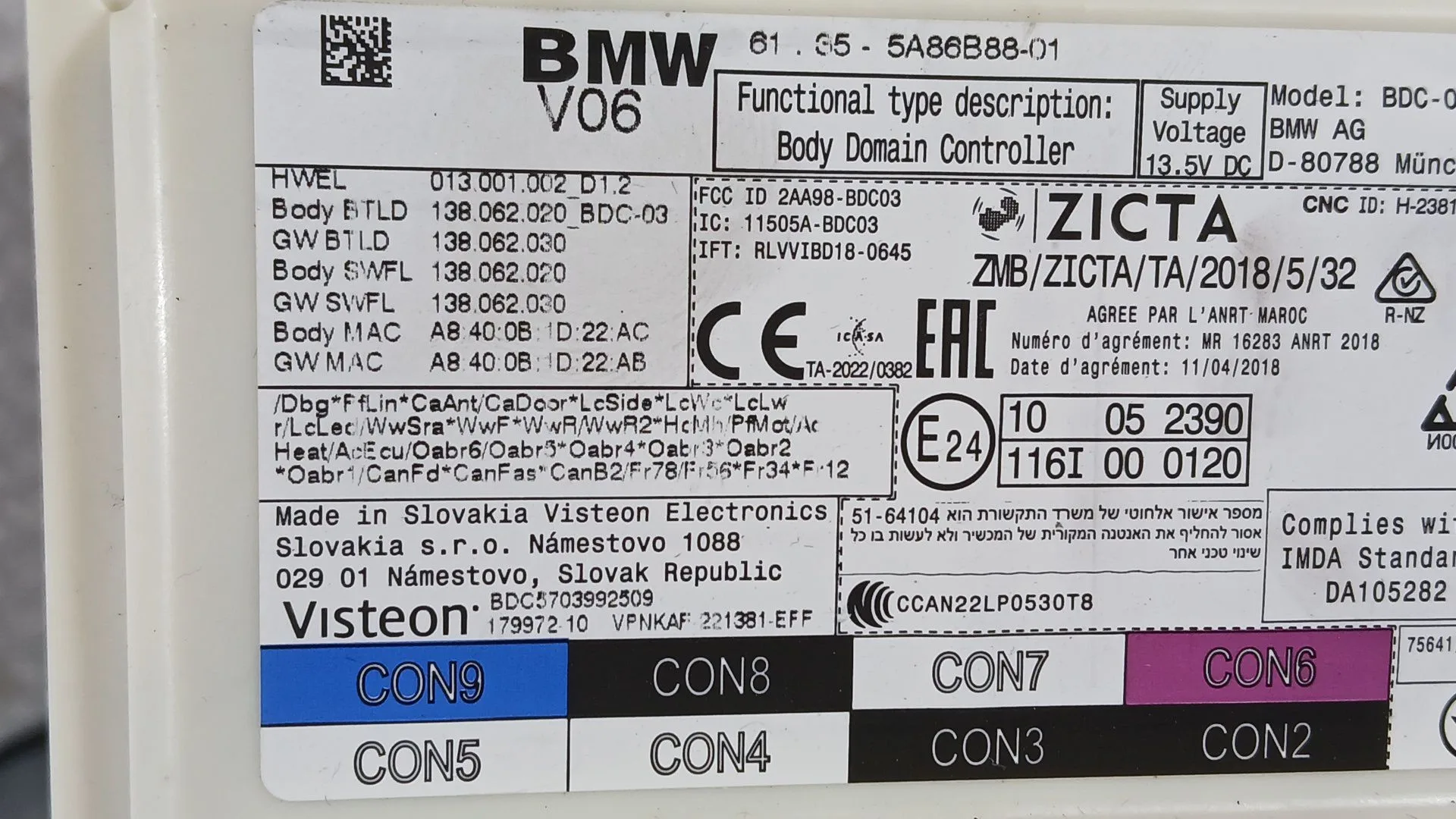 Caja Reles / Fusibles para Bmw 1 (F40)