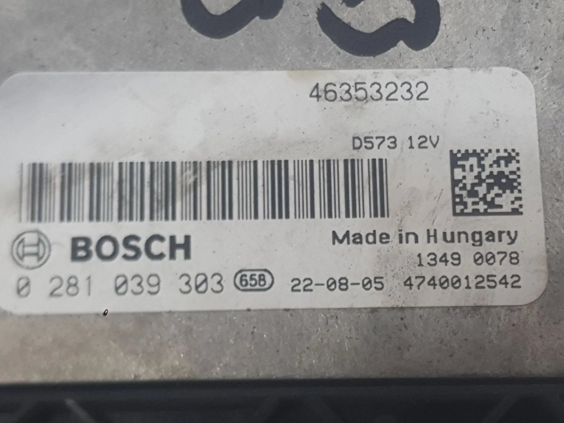 Centralita Motor Uce para Fiat Doblo Cargo (263_)