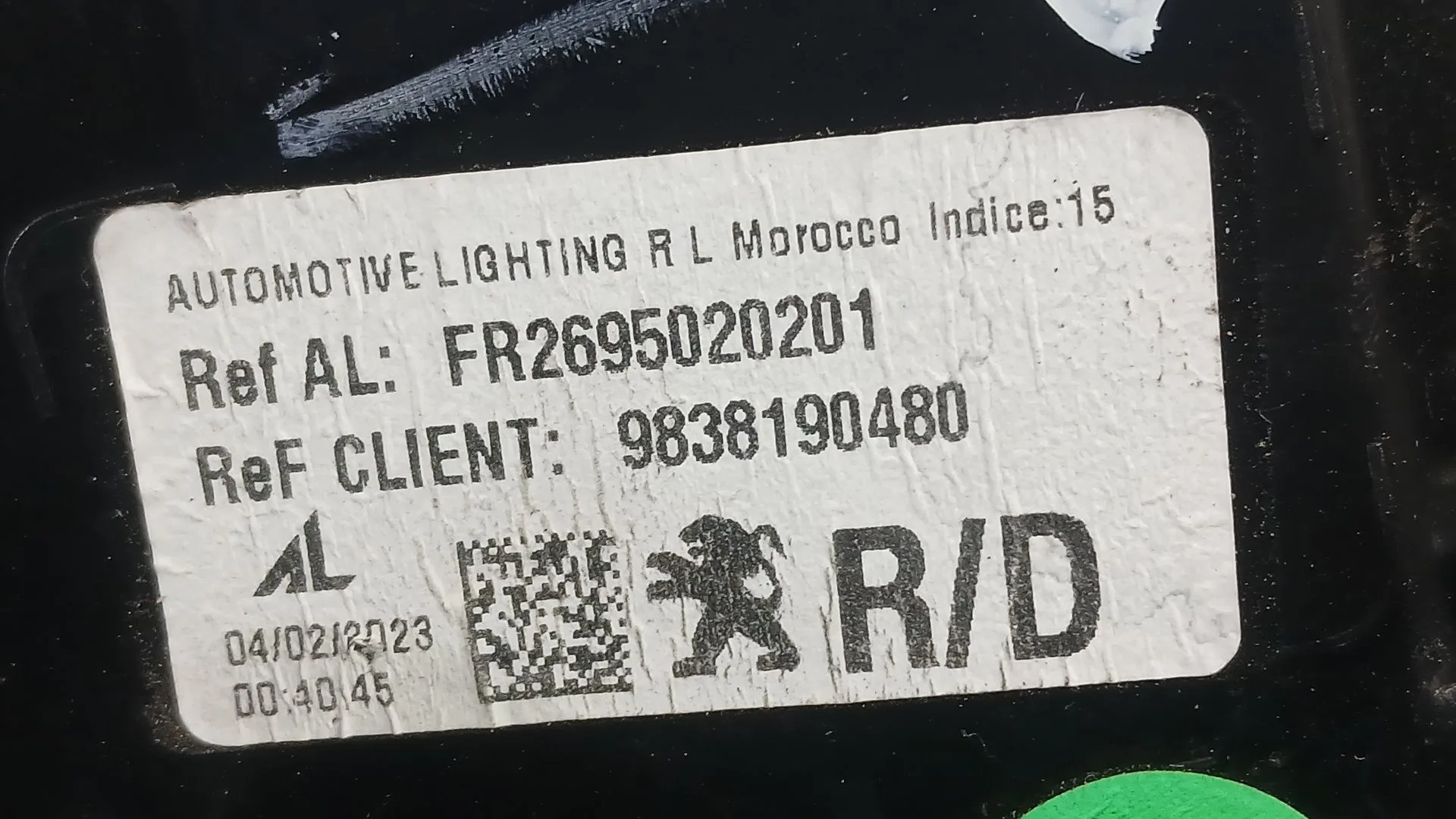 Piloto Trasero Derecho Exterior para Peugeot 2008 Ii (Ud_, Us_, Uy_, Uj_, Ur_, Uc_)