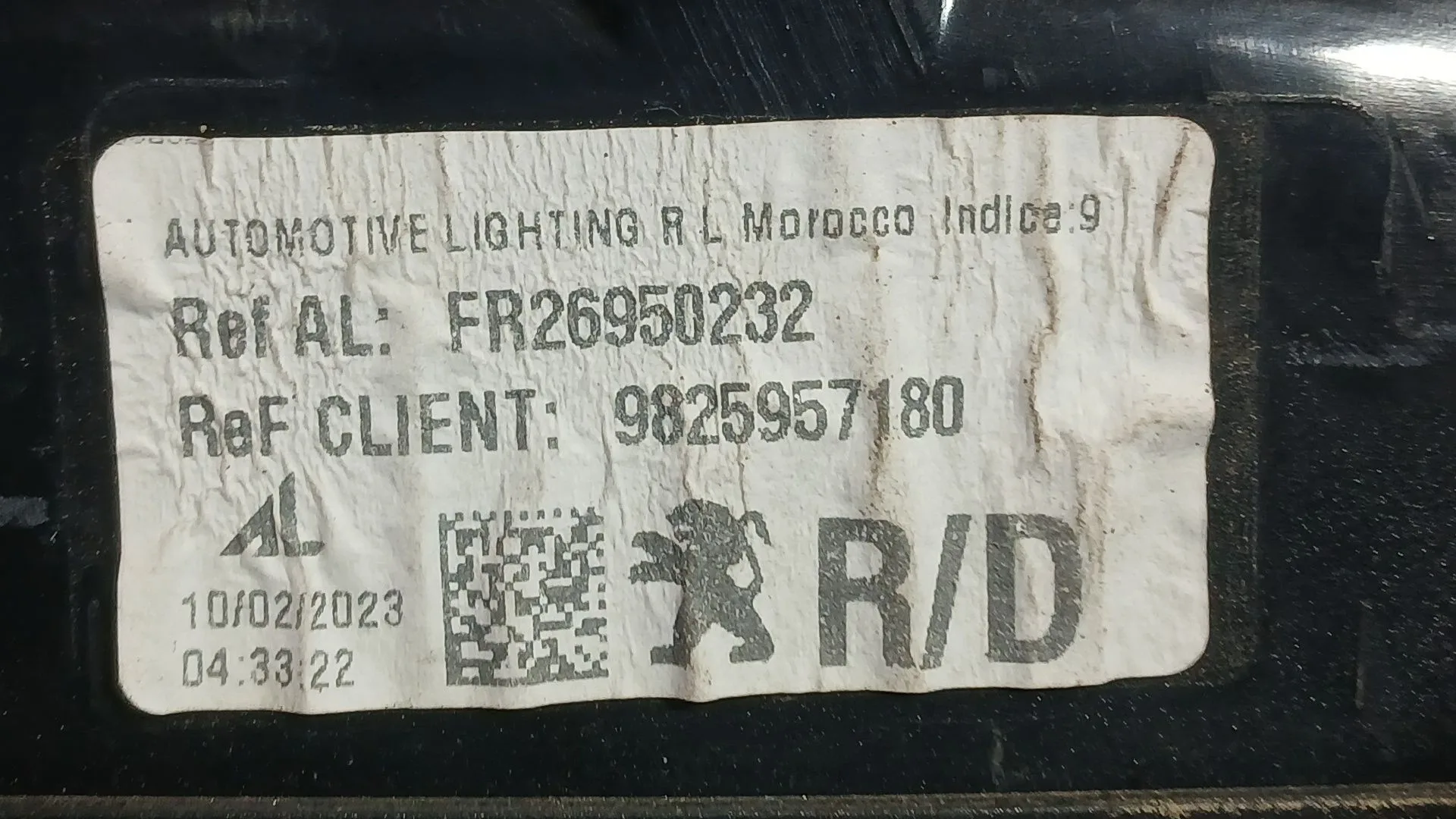 Piloto Trasero Derecho Interior para Peugeot 2008 Ii (Ud_, Us_, Uy_, Uj_, Ur_, Uc_)