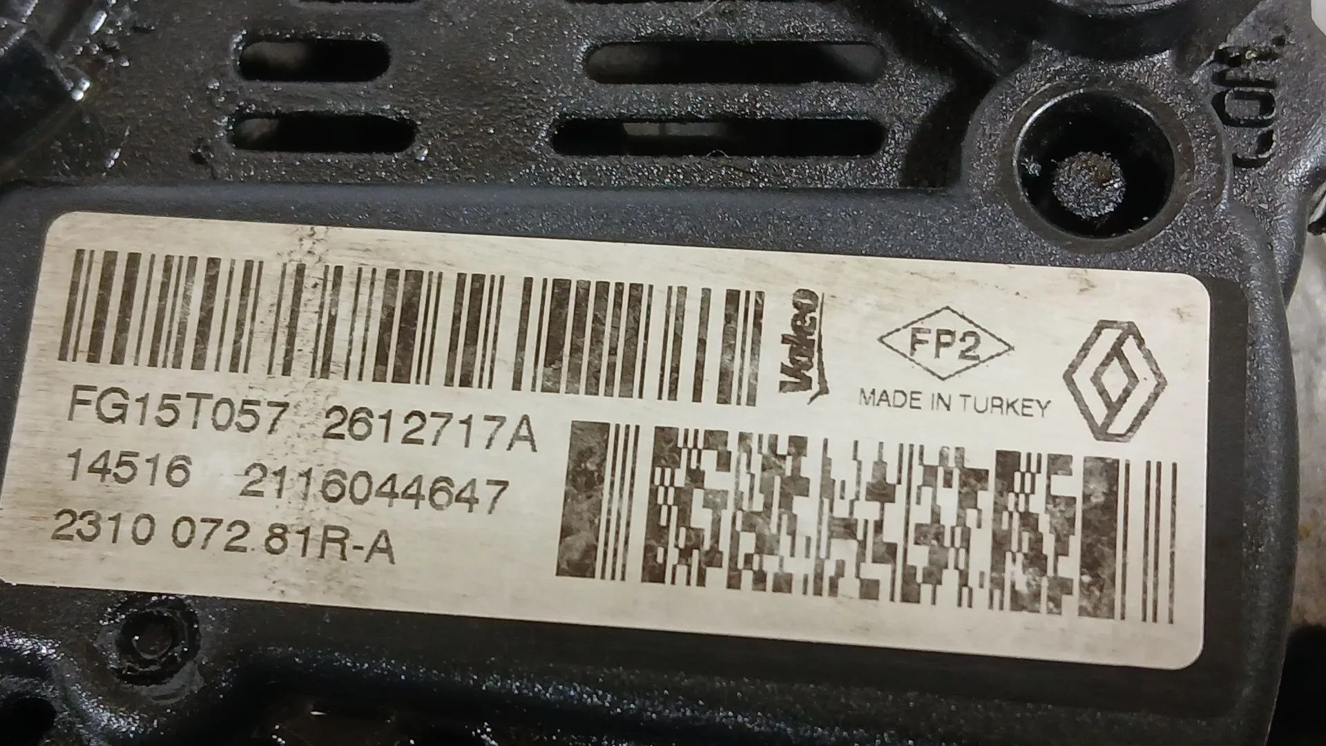 Alternador para Dacia Duster (Hs_)