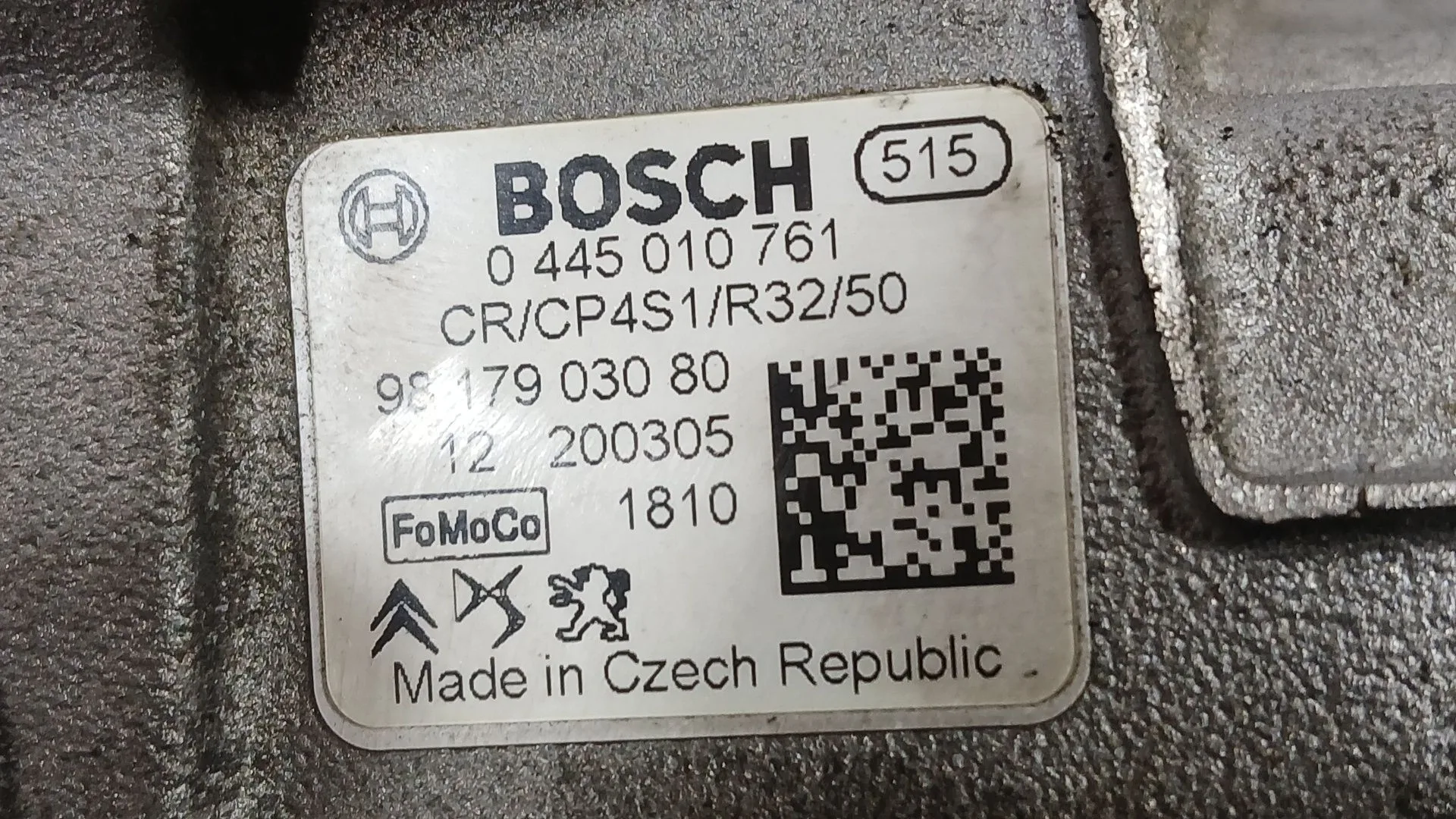 Bomba Alta Presion para Opel Crossland X / Crossland (P17, P2Qo)