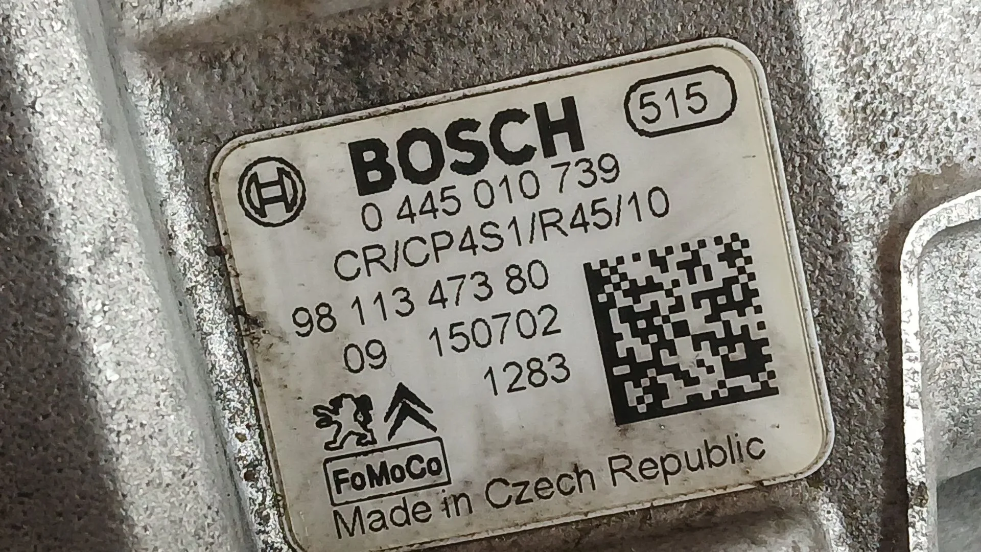 Bomba Alta Presion para Peugeot 3008 I Monospace (0U_)