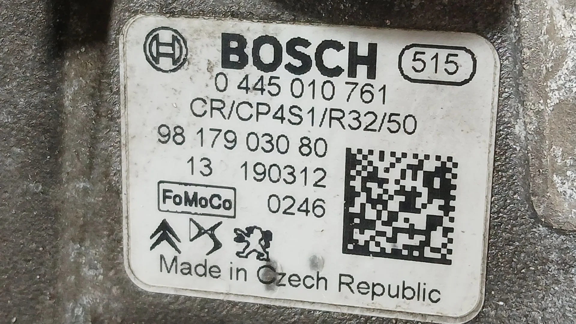 Bomba Alta Presion para Peugeot 208 I (Ca_, Cc_)