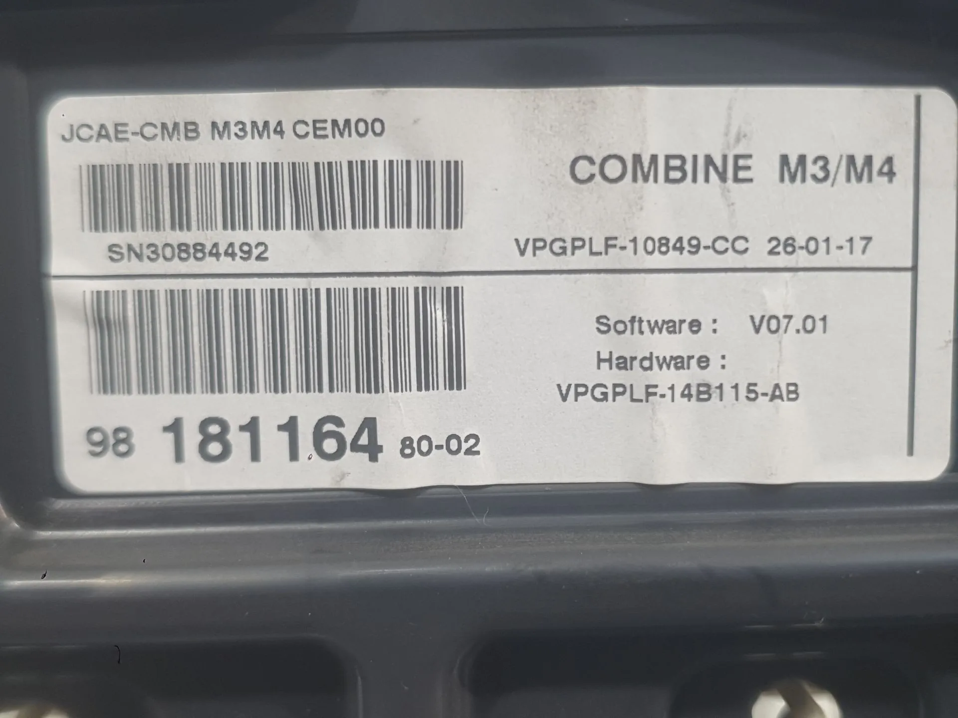 Cuadro Instrumentos para Citroën C-Elysee (Dd_)