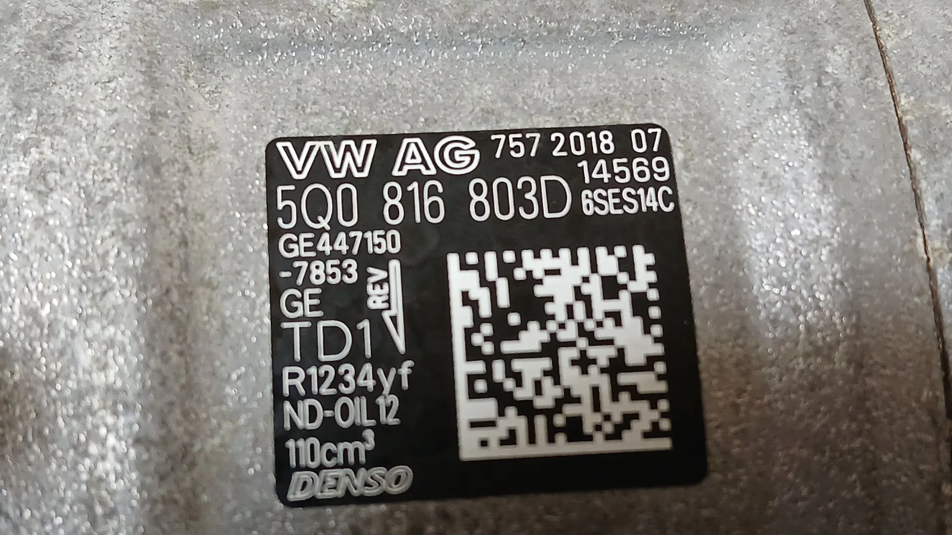 Compresor Aire Acondicionado para Volkswagen Polo Vi (Aw1, Bz1, Ae1)