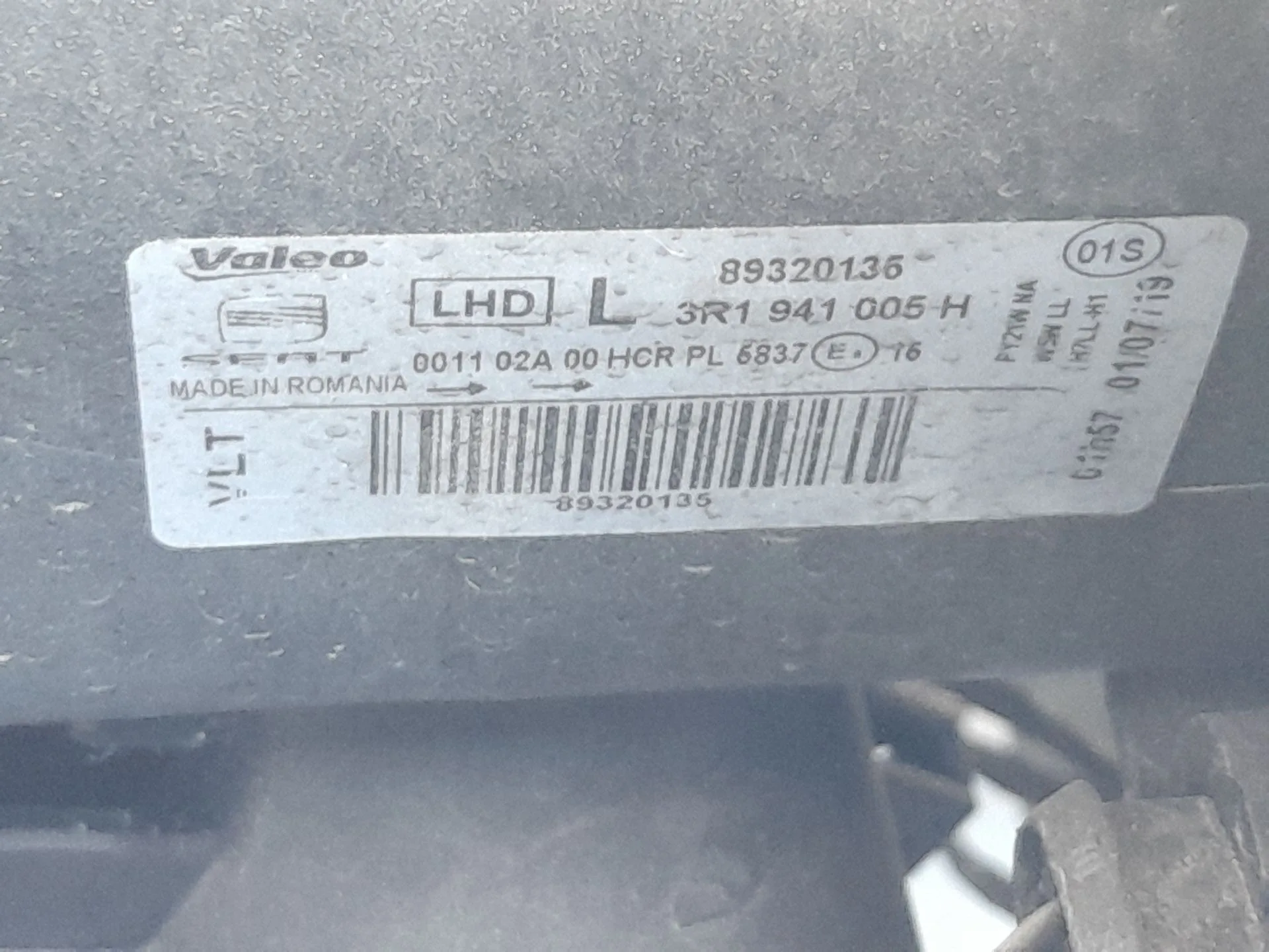 Faro Izquierdo para Seat Exeo (3R2)