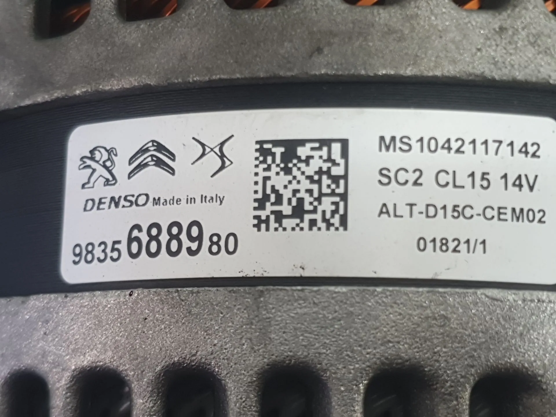 Alternador para Opel Corsa F (P2Jo)