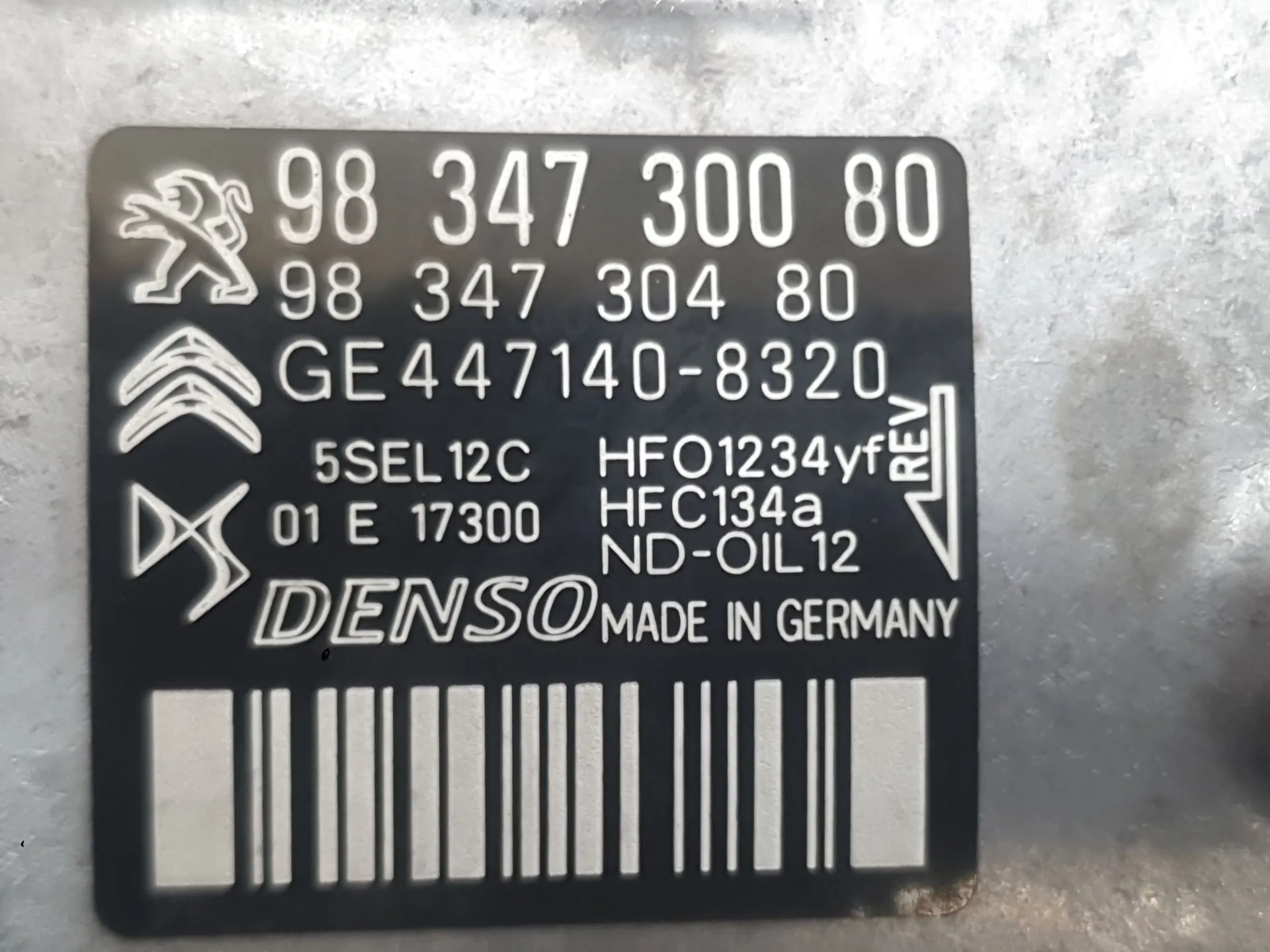 Compresor Aire Acondicionado para Opel Corsa F (P2Jo)
