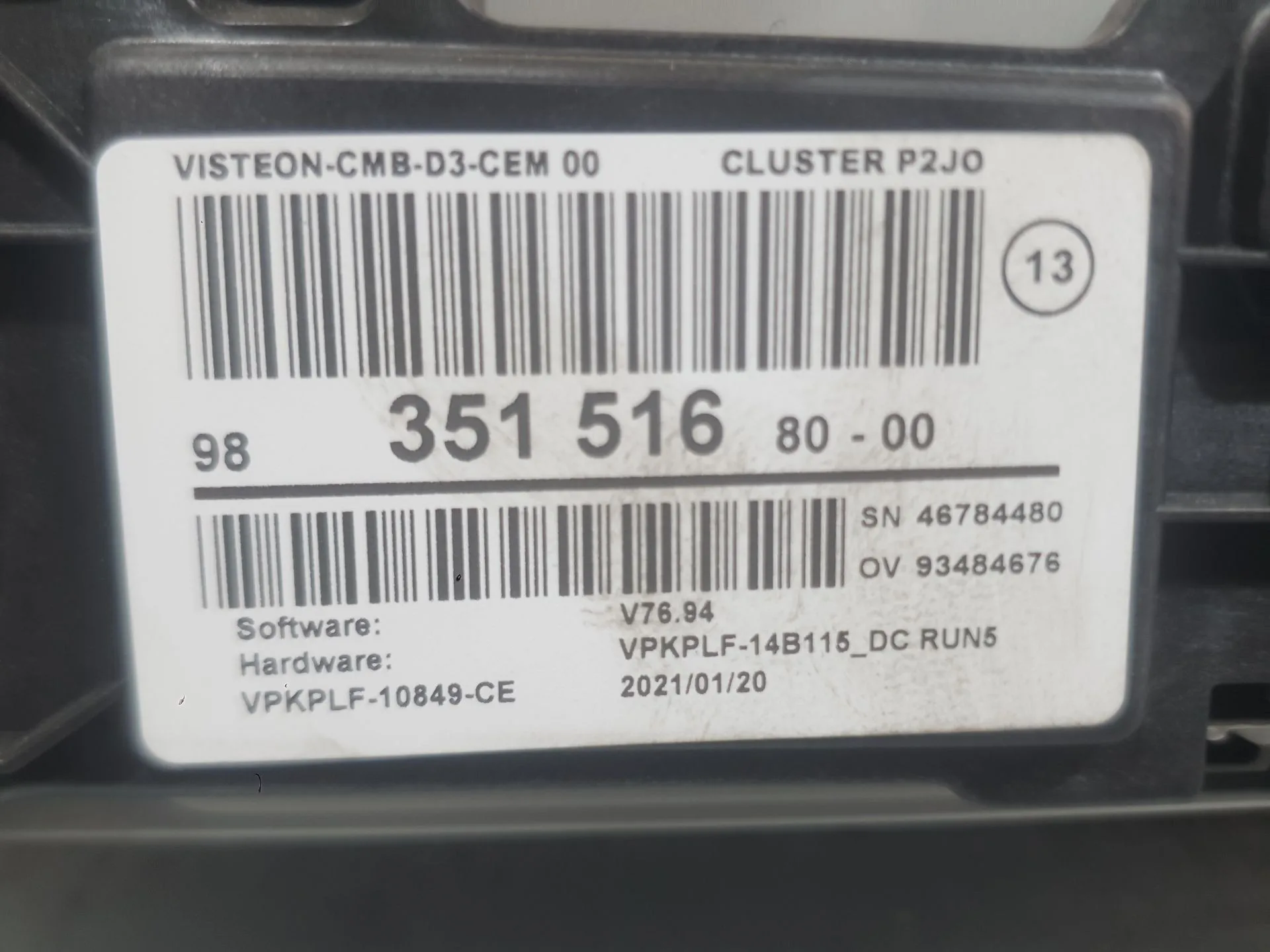 Cuadro Instrumentos para Opel Corsa F (P2Jo)