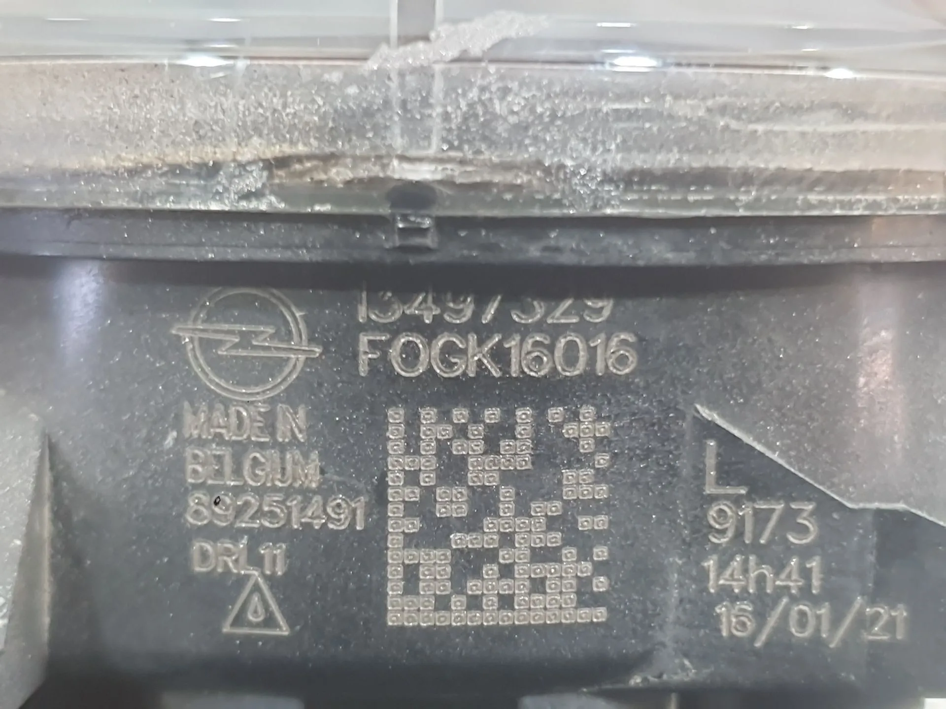 Faro Antiniebla Izquierdo para Opel Corsa F (P2Jo)