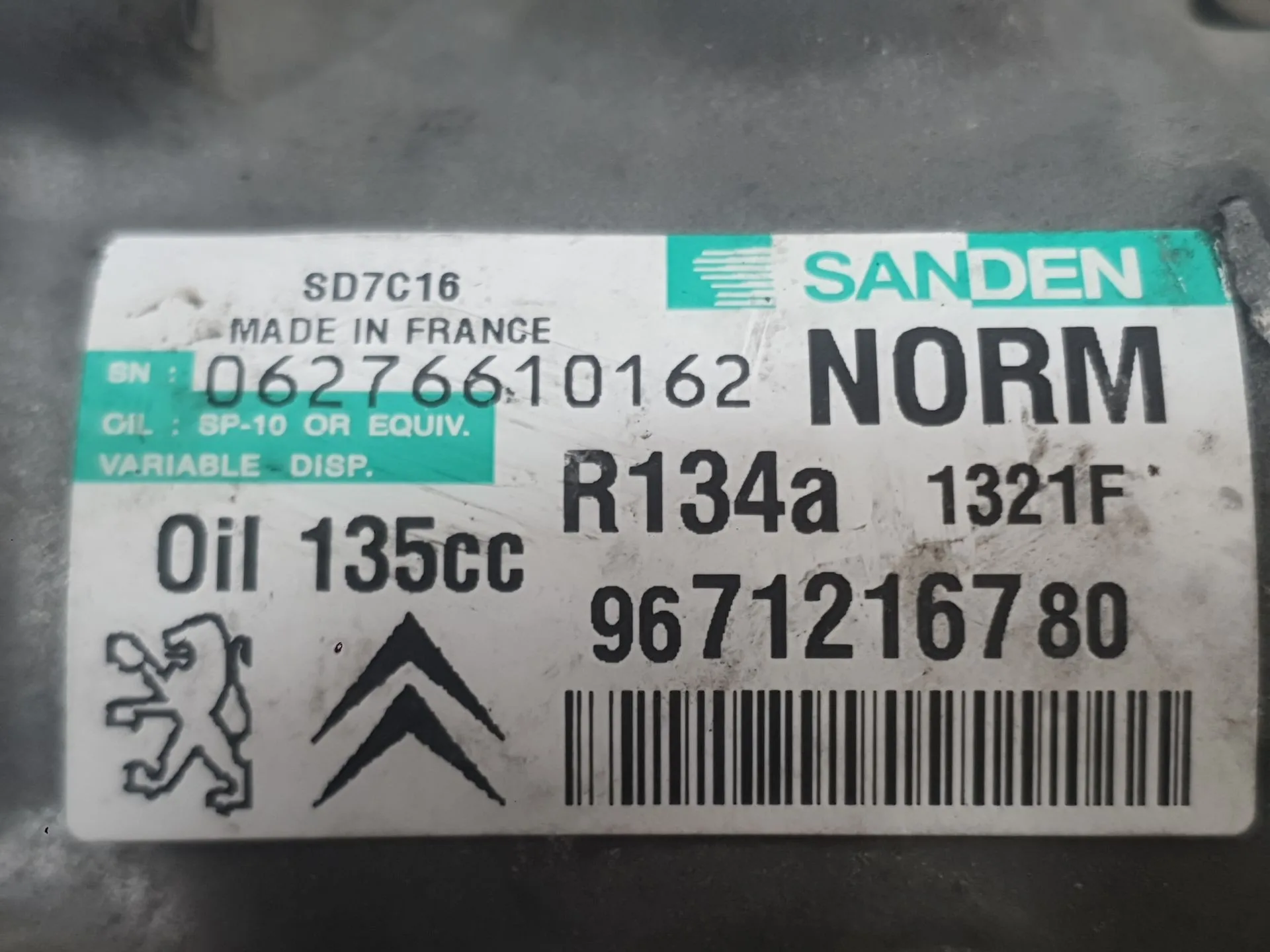 Compresor Aire Acondicionado para Peugeot 508 I (8D_)